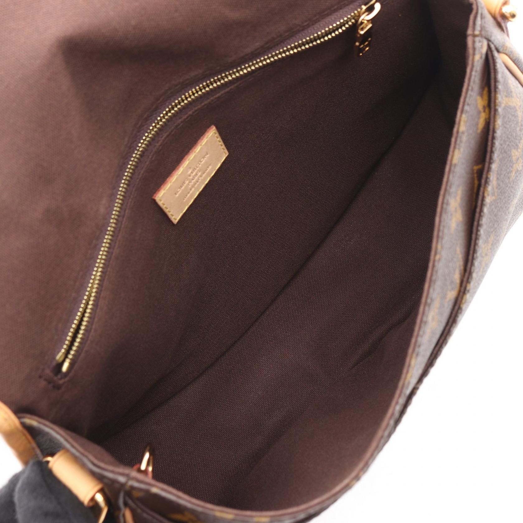 Louis Vuitton Louis Vuitton Louis Vuitton Menilmontant PM Monogram Shoulder Bag Textile Shoulder Bag M40474 DUTY FREE for USA Size ONE SIZE - 3 Thumbnail