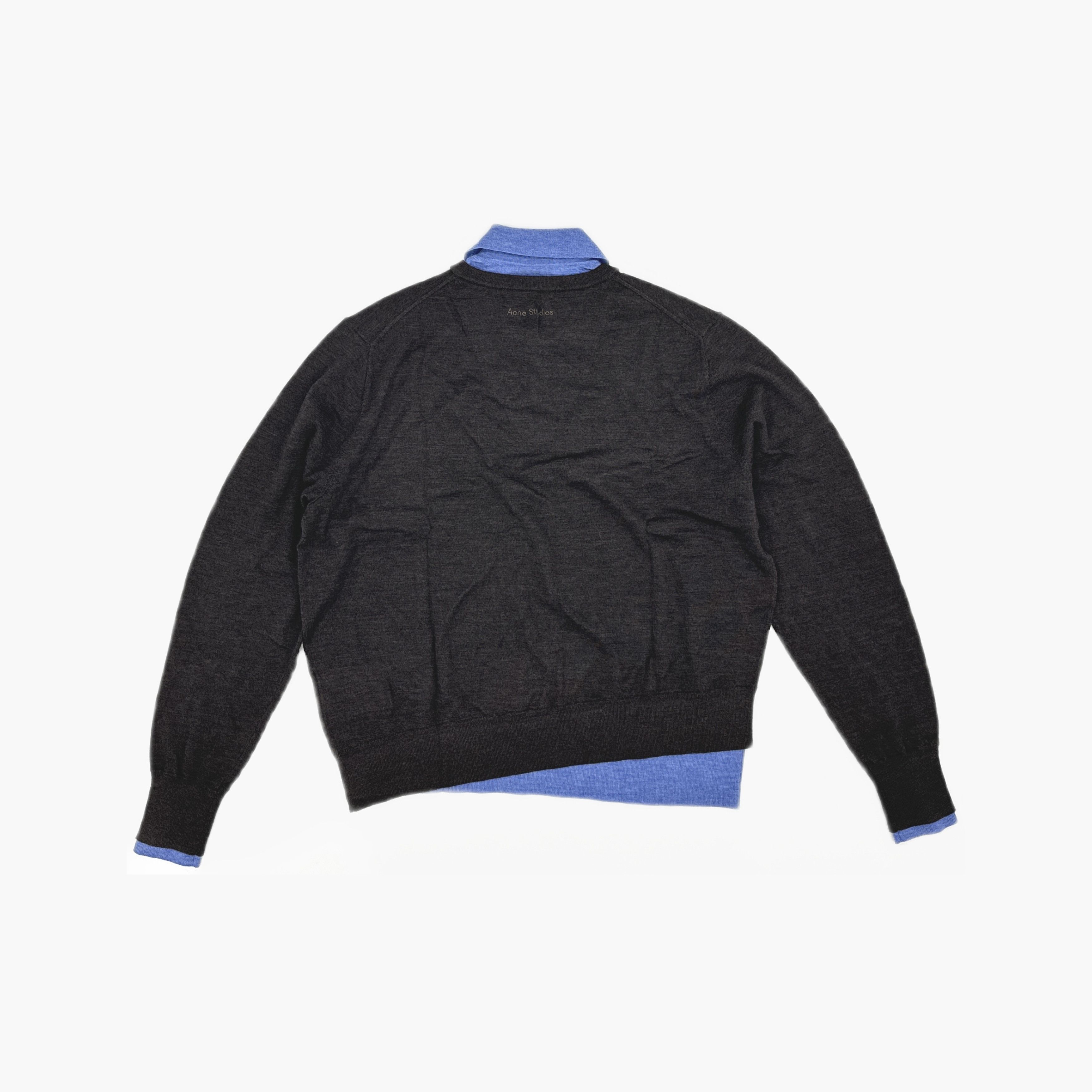 Acne Studios Acne Studios Two-Piece Effect Collared Wool Sweater M Size M / US 6-8 / IT 42-44 - 3 Thumbnail