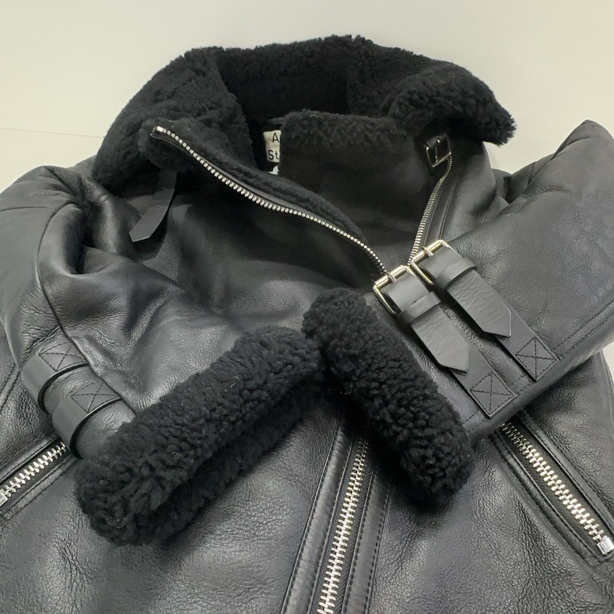 Acne Studios Acne Studios Velocite Shearling Jacket Size 32 Size XXS / US 00 / IT 34 - 9 Thumbnail