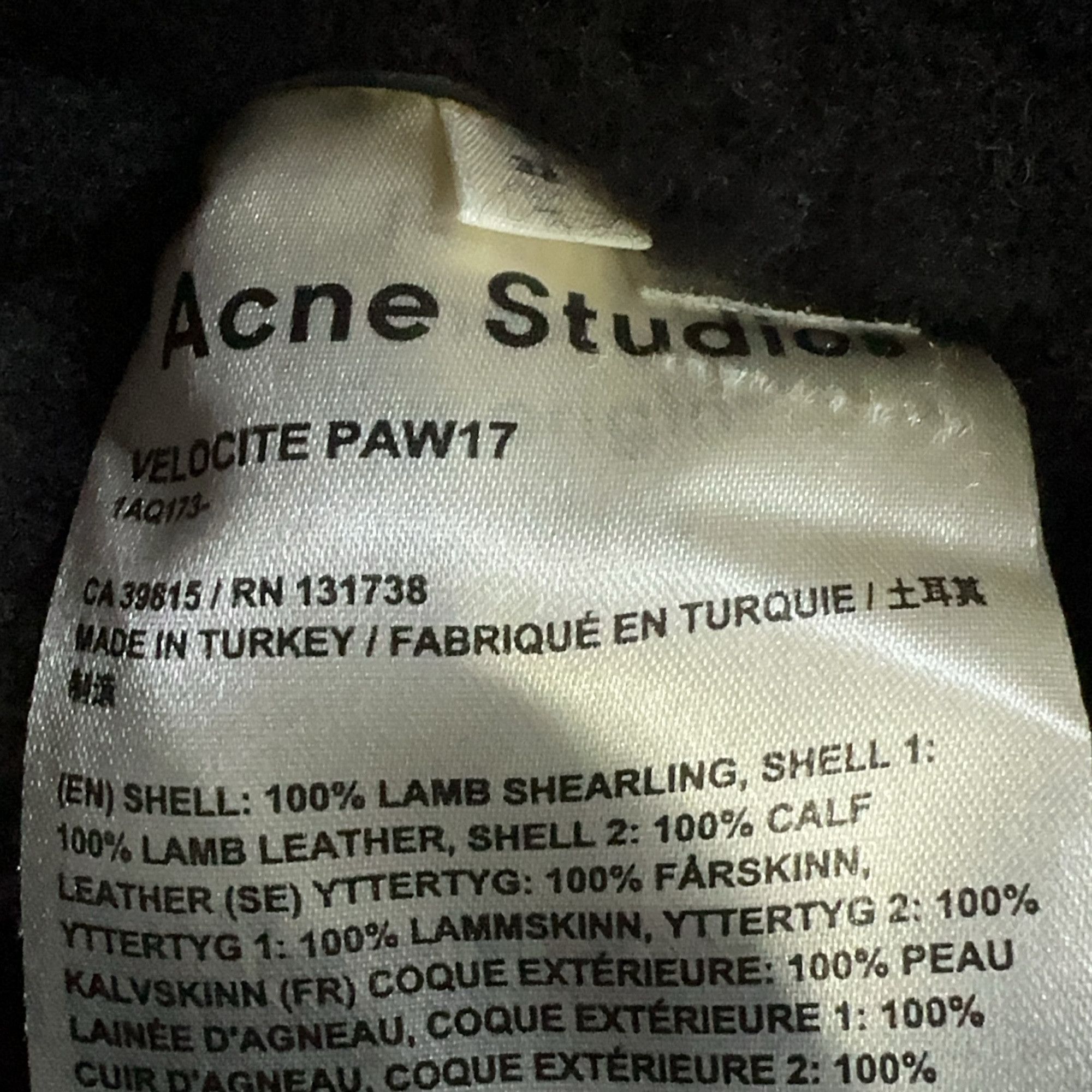 Acne Studios Acne Studios Velocite Shearling Jacket Size 32 Size XXS / US 00 / IT 34 - 4 Thumbnail