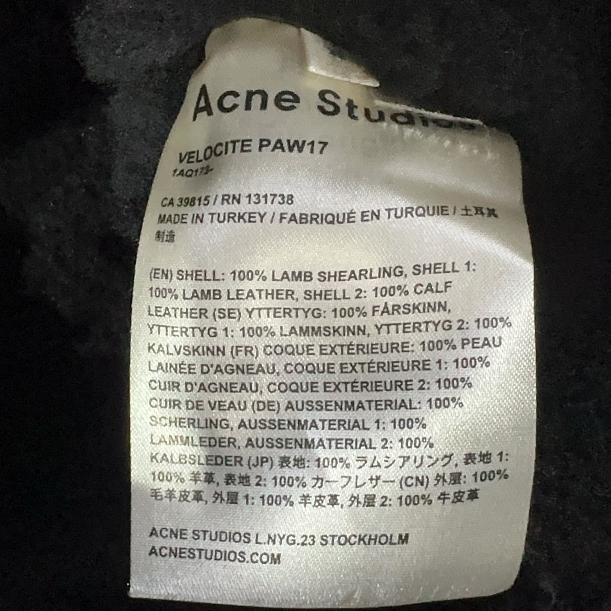 Acne Studios Acne Studios Velocite Shearling Jacket Size 32 Size XXS / US 00 / IT 34 - 5 Thumbnail