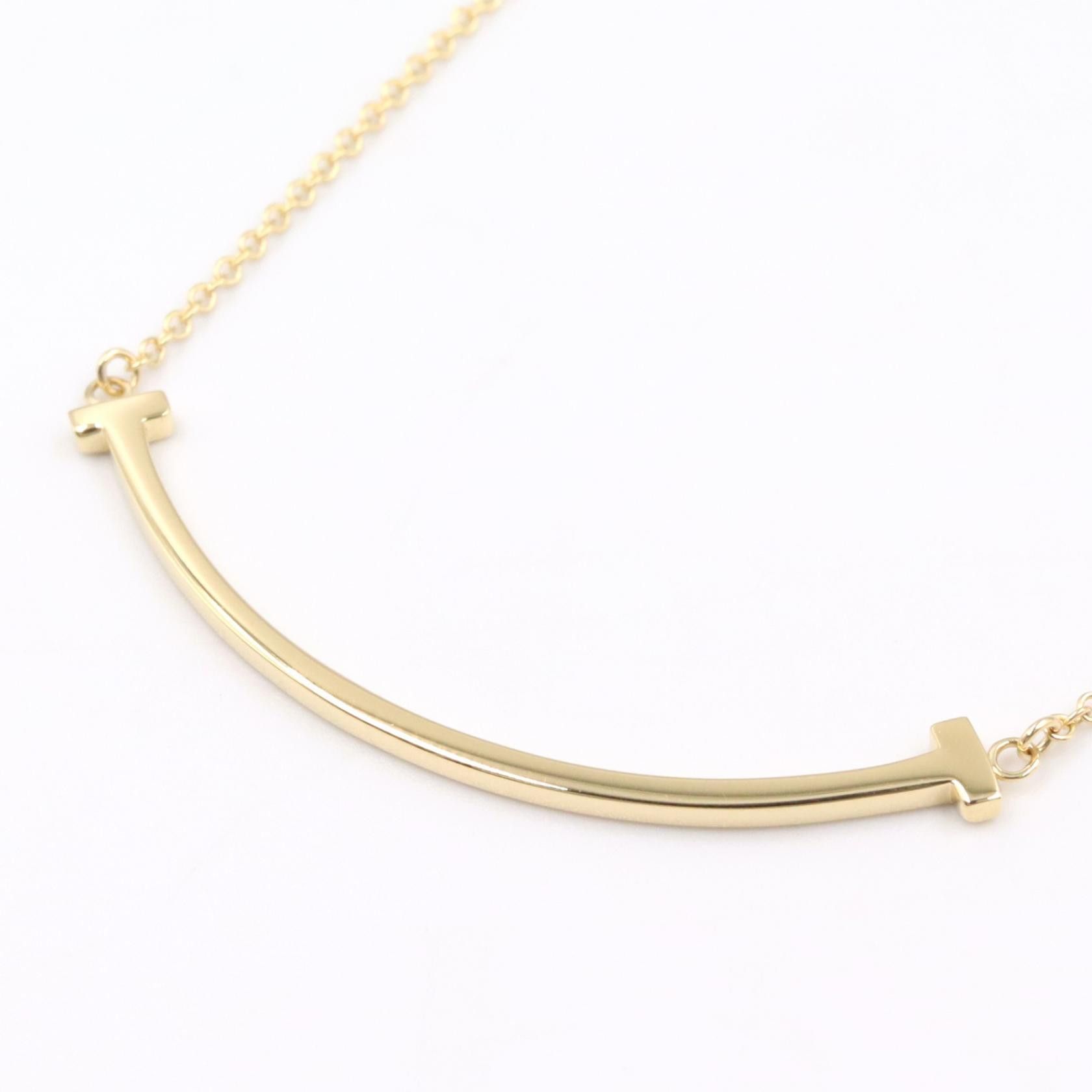 Tiffany & Co. Tiffany & Co. Tiffany & Co. T Smile Small Au750 Necklace Precious Metal Necklace DUTY FREE for USA Size ONE SIZE - 6 Thumbnail