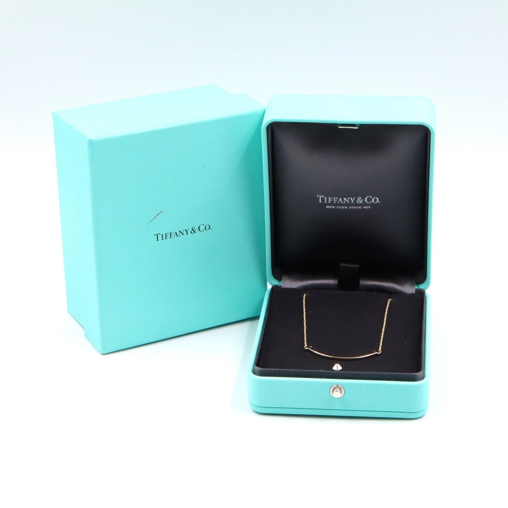 Tiffany & Co. Tiffany & Co. Tiffany & Co. T Smile Small Au750 Necklace Precious Metal Necklace DUTY FREE for USA Size ONE SIZE - 7 Thumbnail