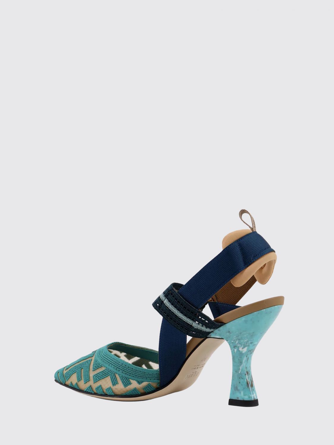 Fendi Fendi Pump Woman Nude Size US 9.5 / IT 39.5 - 3 Thumbnail