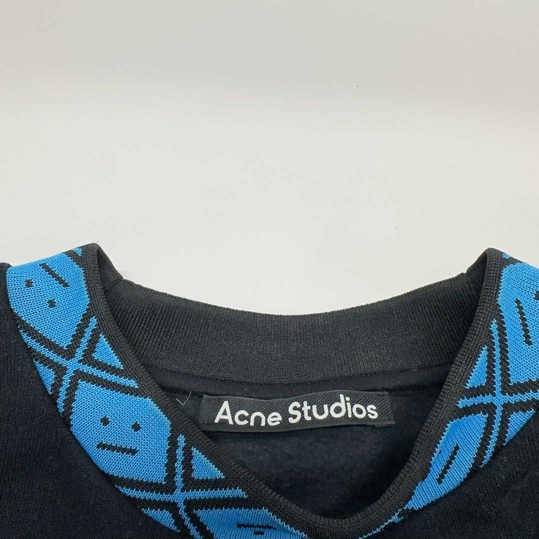 Acne Studios Acne Studios Face Pattern Collar Sweatshirt Size M Size US M / EU 48-50 / 2 - 5 Thumbnail