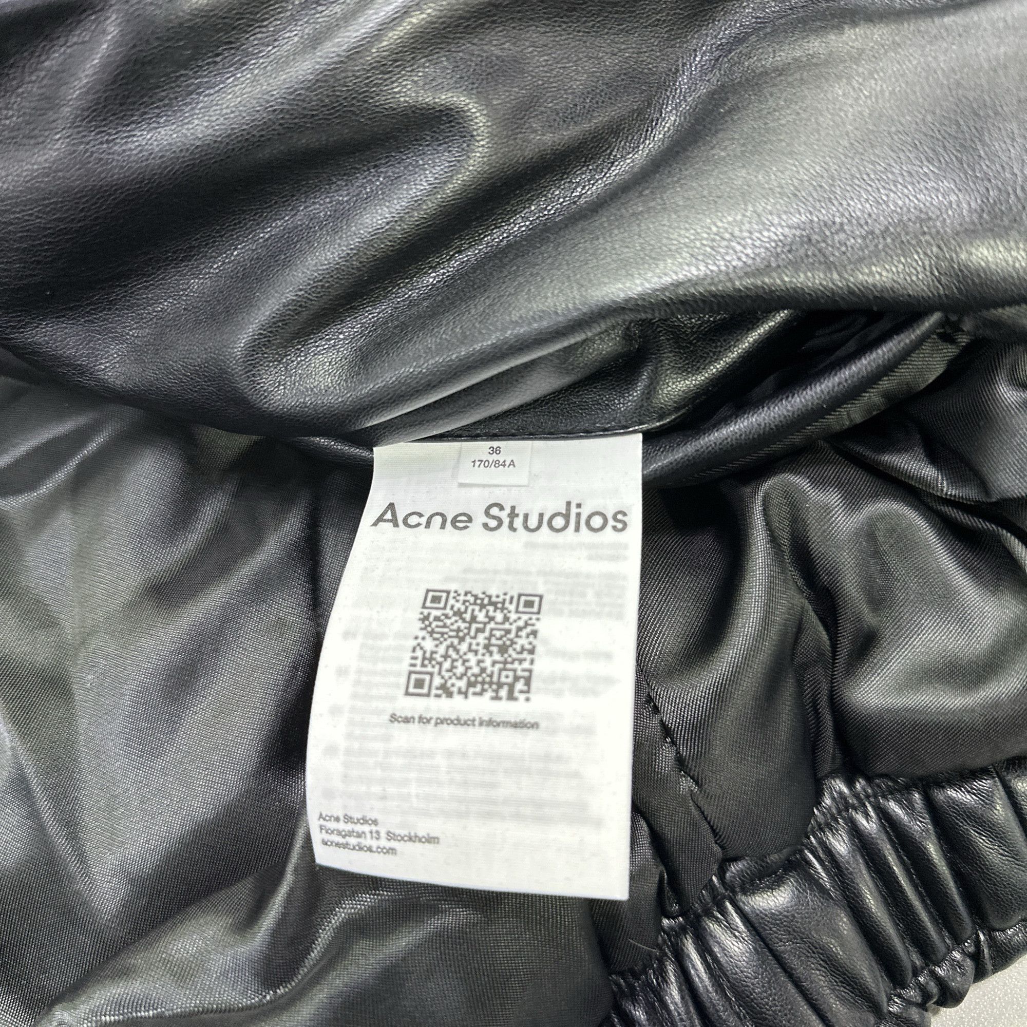 Acne Studios Acne Studios Faux Leather Bomber Jacket 36 Size XS / US 0-2 / IT 36-38 - 5 Thumbnail