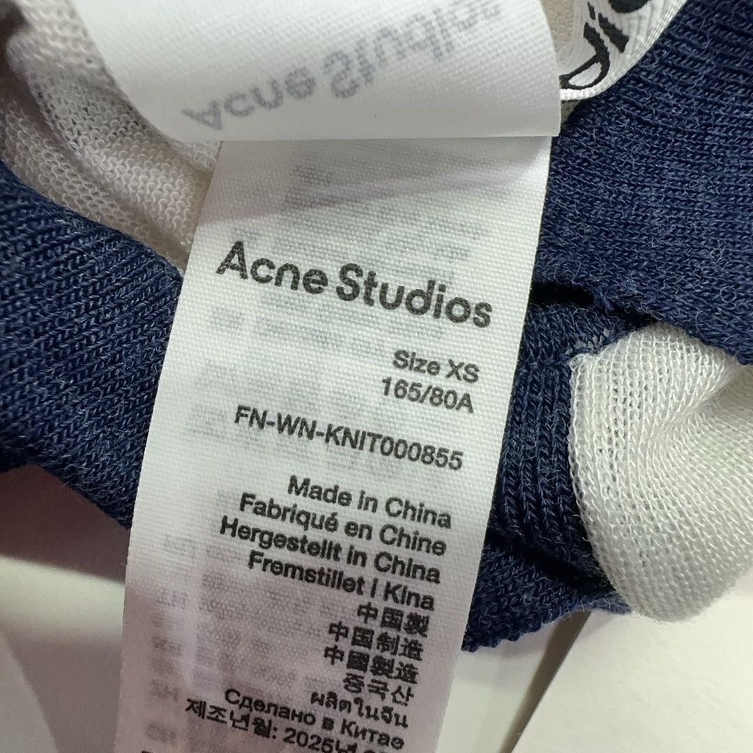 Acne Studios Acne Studios Contrast Knit Polo Shirt XS Size XS / US 0-2 / IT 36-38 - 5 Thumbnail