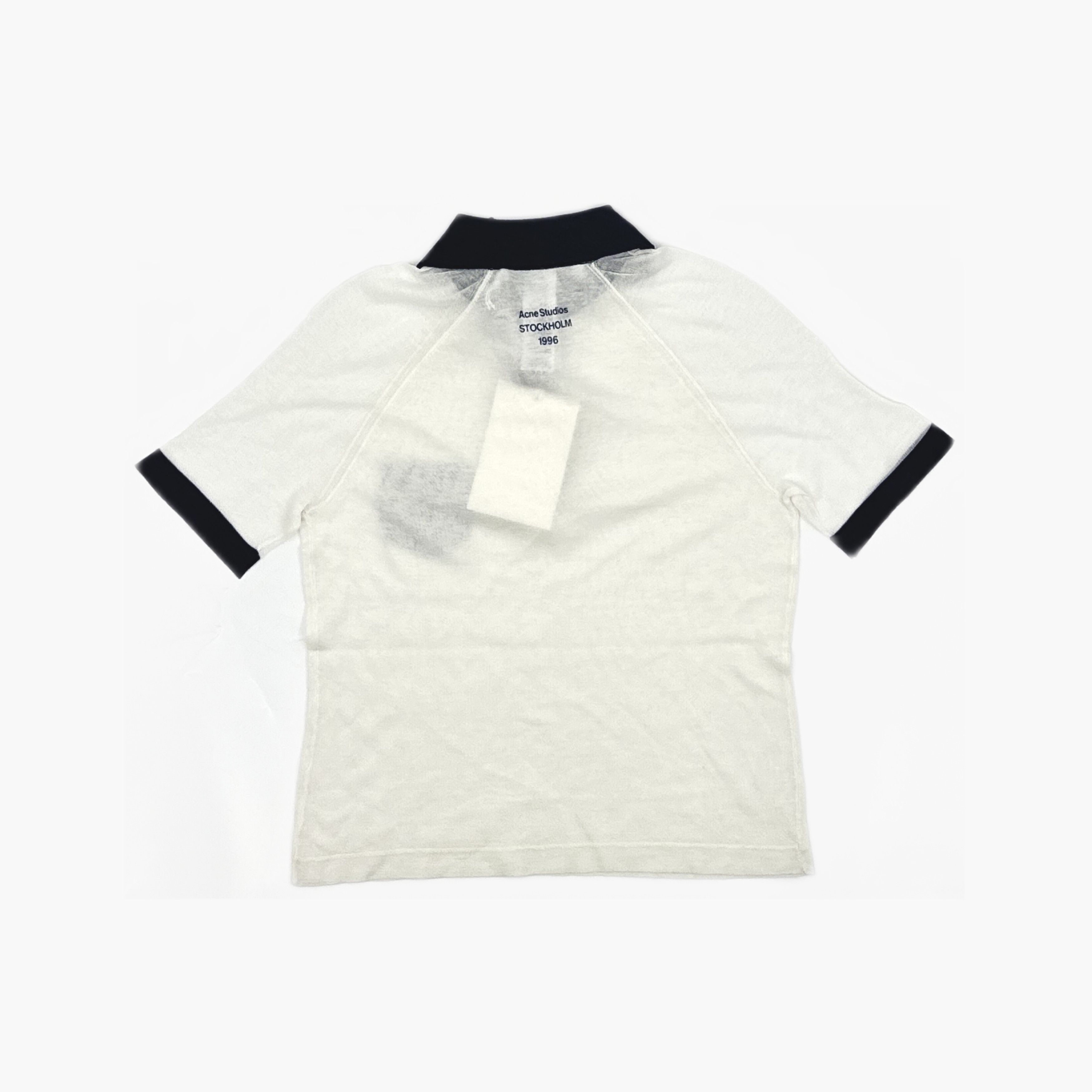 Acne Studios Acne Studios Contrast Knit Polo Shirt XS Size XS / US 0-2 / IT 36-38 - 3 Thumbnail