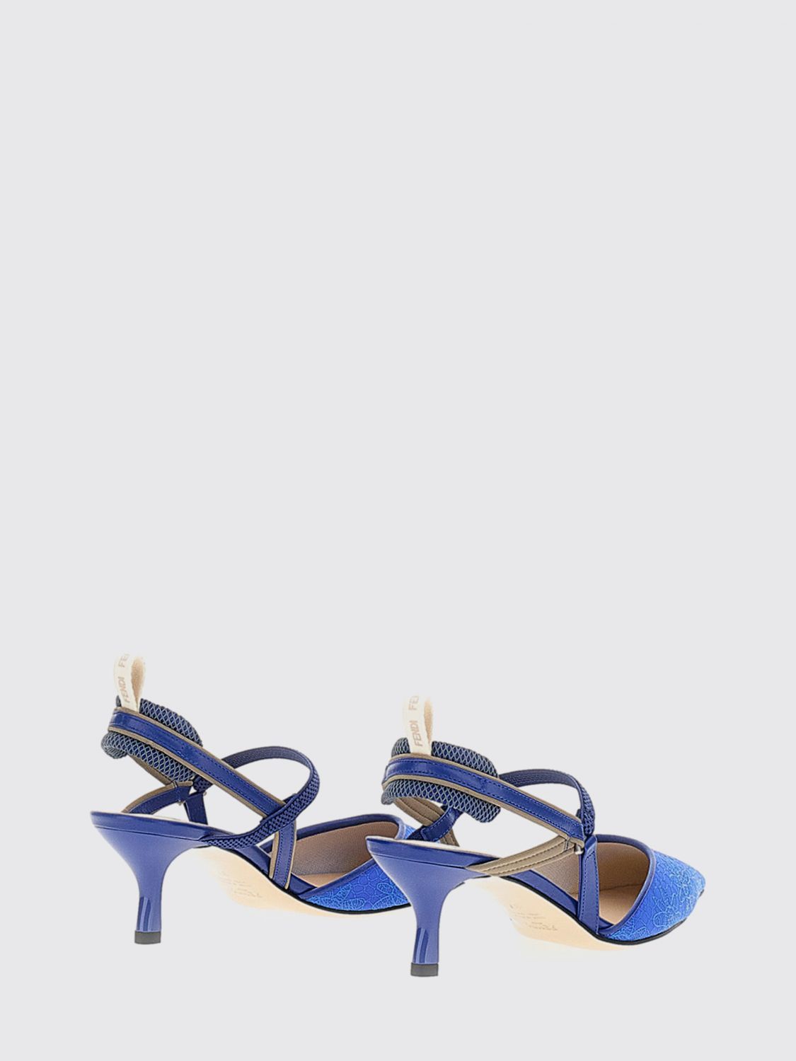 Fendi Fendi Pump Woman Blue Size US 7.5 / IT 37.5 - 3 Thumbnail
