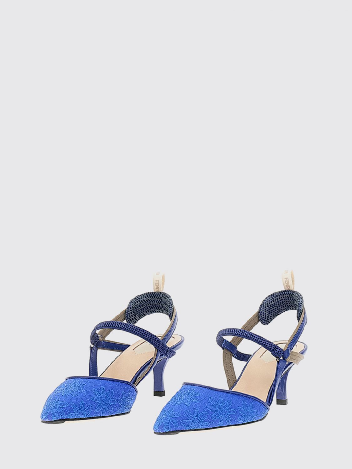 Fendi Fendi Pump Woman Blue Size US 8.5 / IT 38.5 - 2 Thumbnail