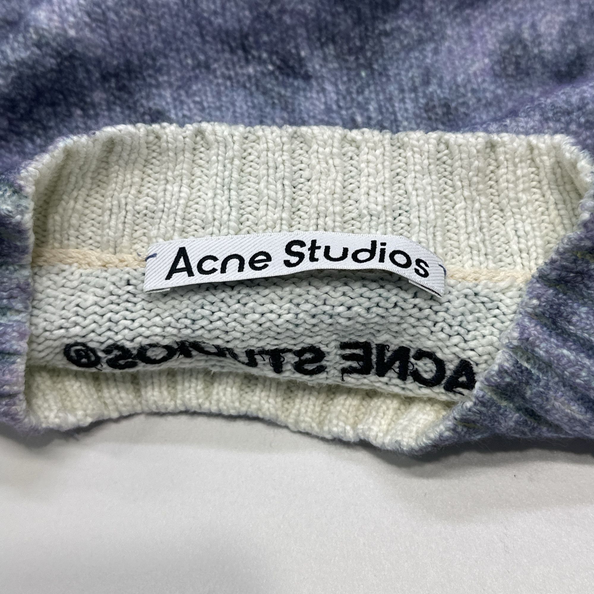 Acne Studios Acne Studios Gradient Tie-Dye Knit Sweater US XXS Size US XXS / EU 40 - 4 Thumbnail