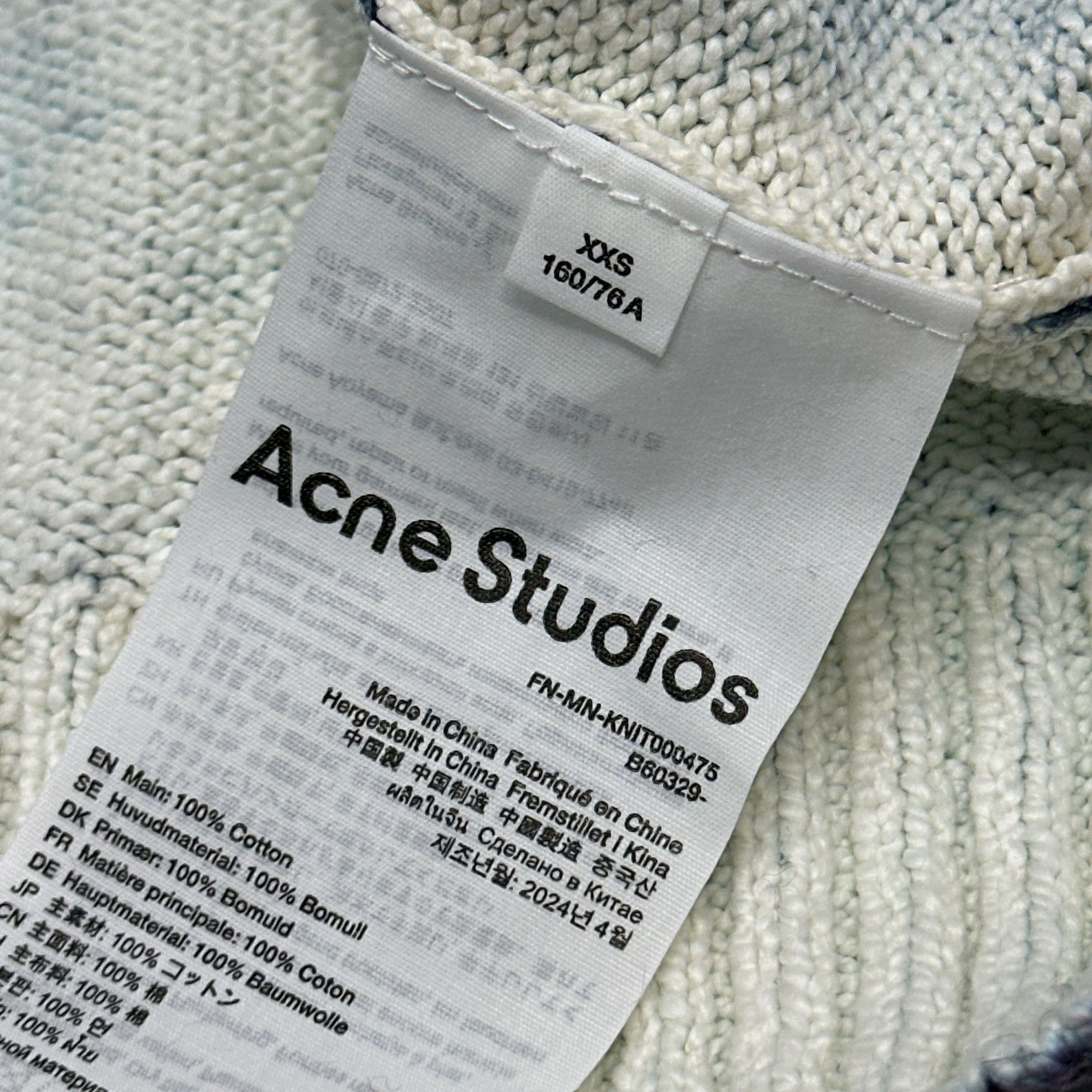 Acne Studios Acne Studios Gradient Tie-Dye Knit Sweater US XXS Size US XXS / EU 40 - 5 Thumbnail