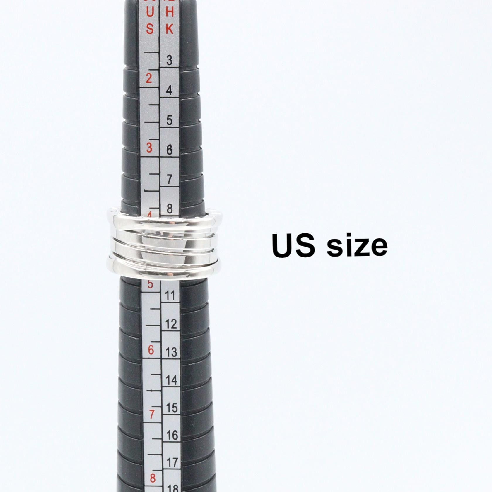 Bvlgari Bvlgari Bvlgari B-zero1 Au750 White Gold 4 Band Ring Size 8 Precious Metal Ring DUTY FREE for USA Size ONE SIZE - 6 Thumbnail