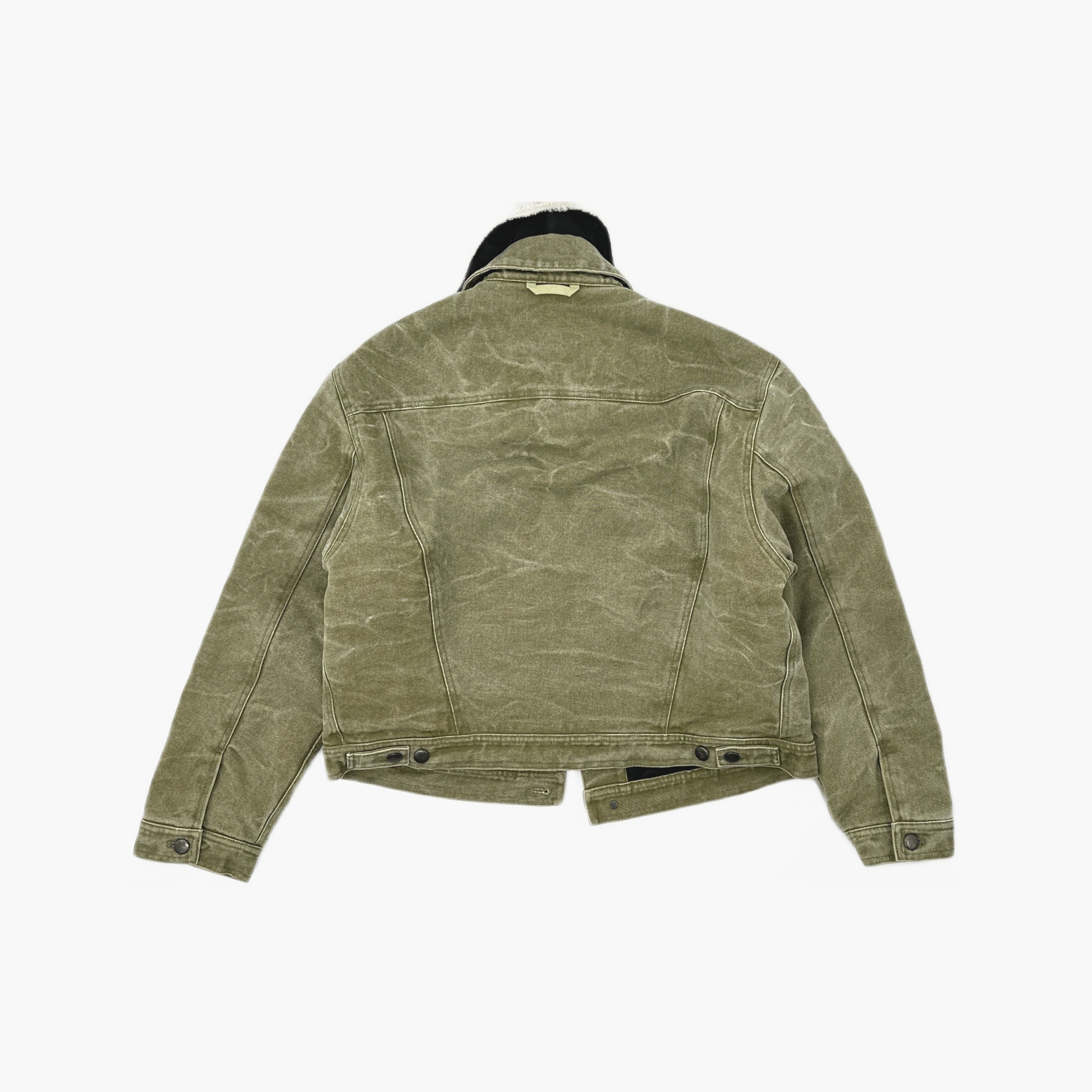 Acne Studios Acne Studios SS23 Face Patch Borg Collar Jacket XS Size XS / US 0-2 / IT 36-38 - 3 Thumbnail