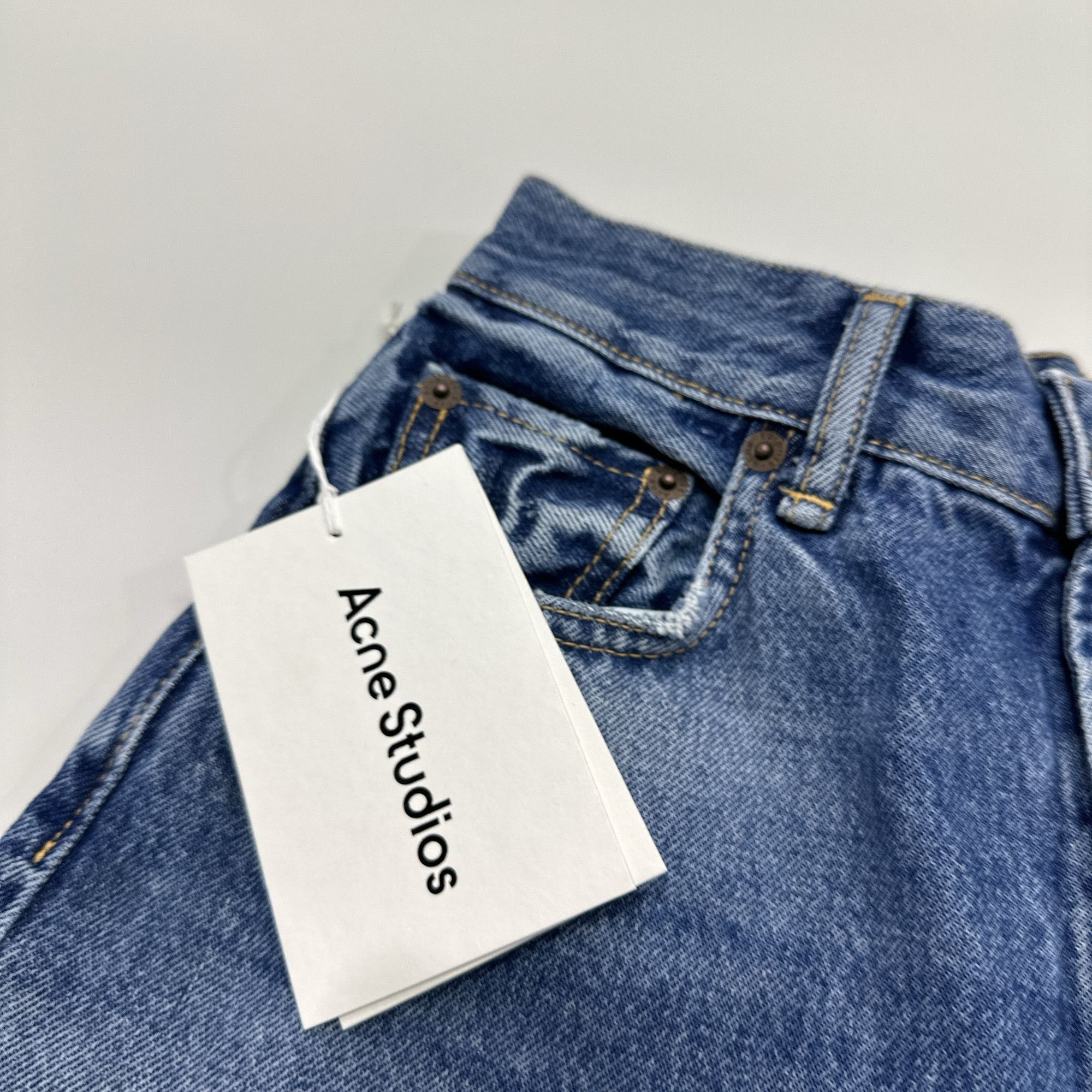 Acne Studios Acne Studios 2022 Vintage Blue Wide Leg Jeans 25 Size 25" / US 0 / IT 36 - 4 Thumbnail