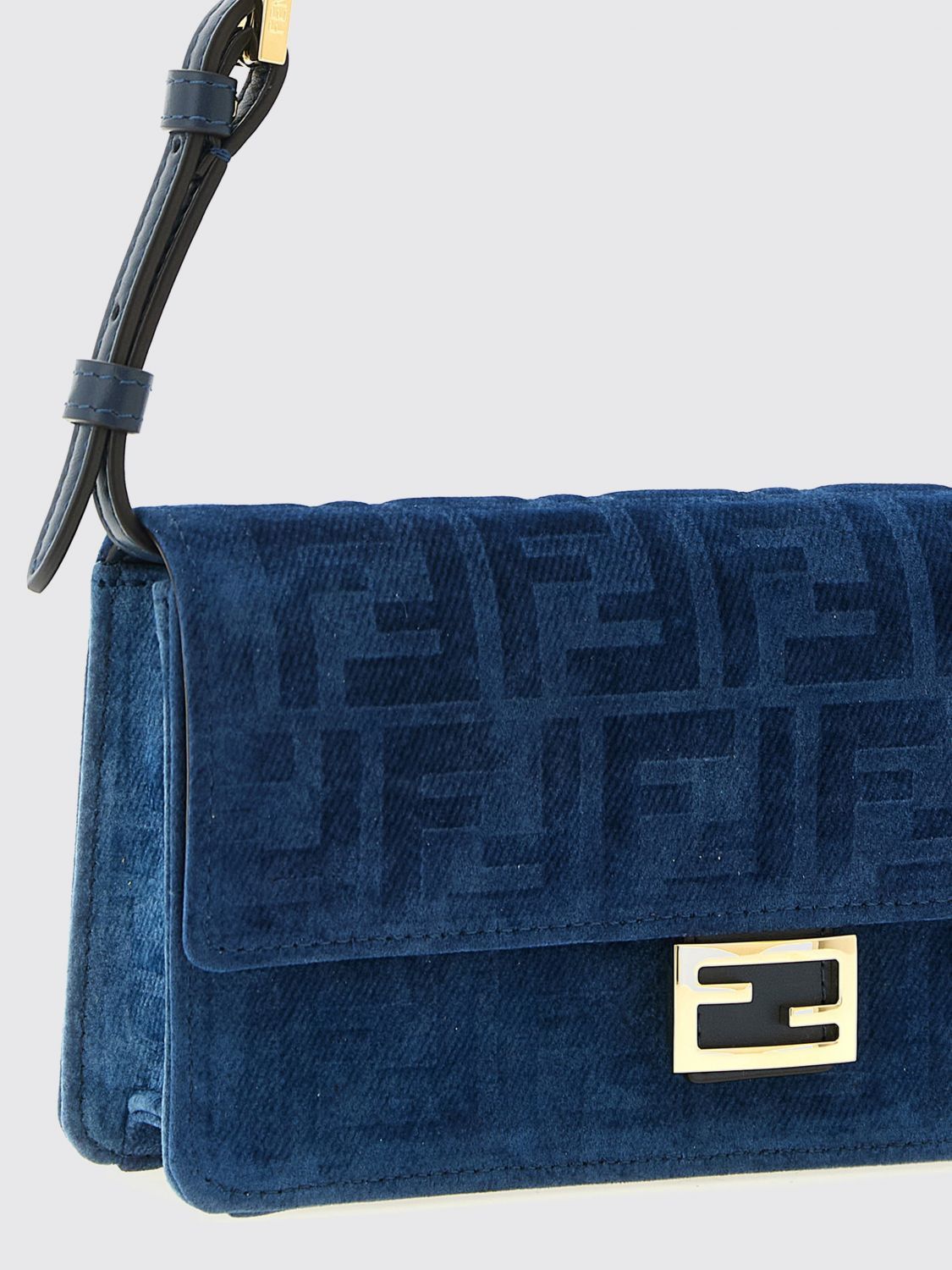 Fendi Fendi Mini Bag Woman Blue Size ONE SIZE - 3 Thumbnail