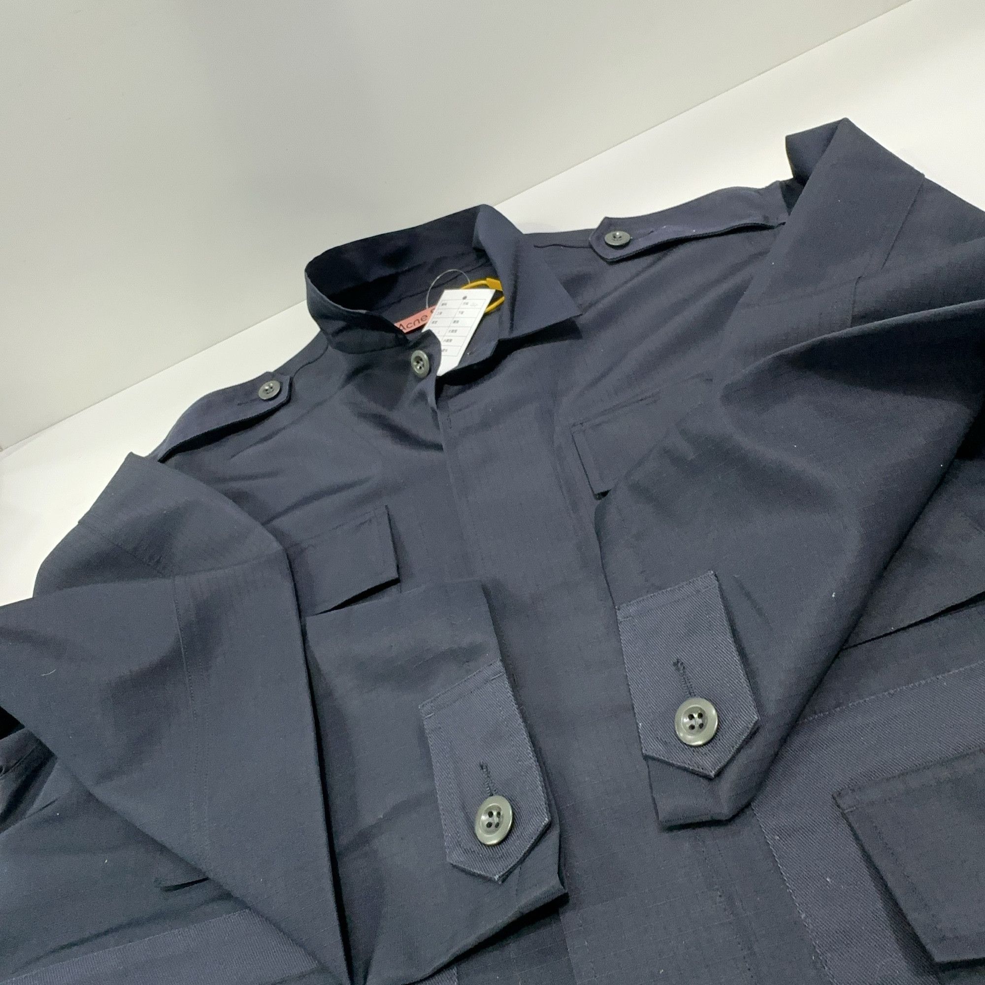 Acne Studios Acne Studios Navy Utility Work Jacket 44 Size US S / EU 44-46 / 1 - 10 Thumbnail