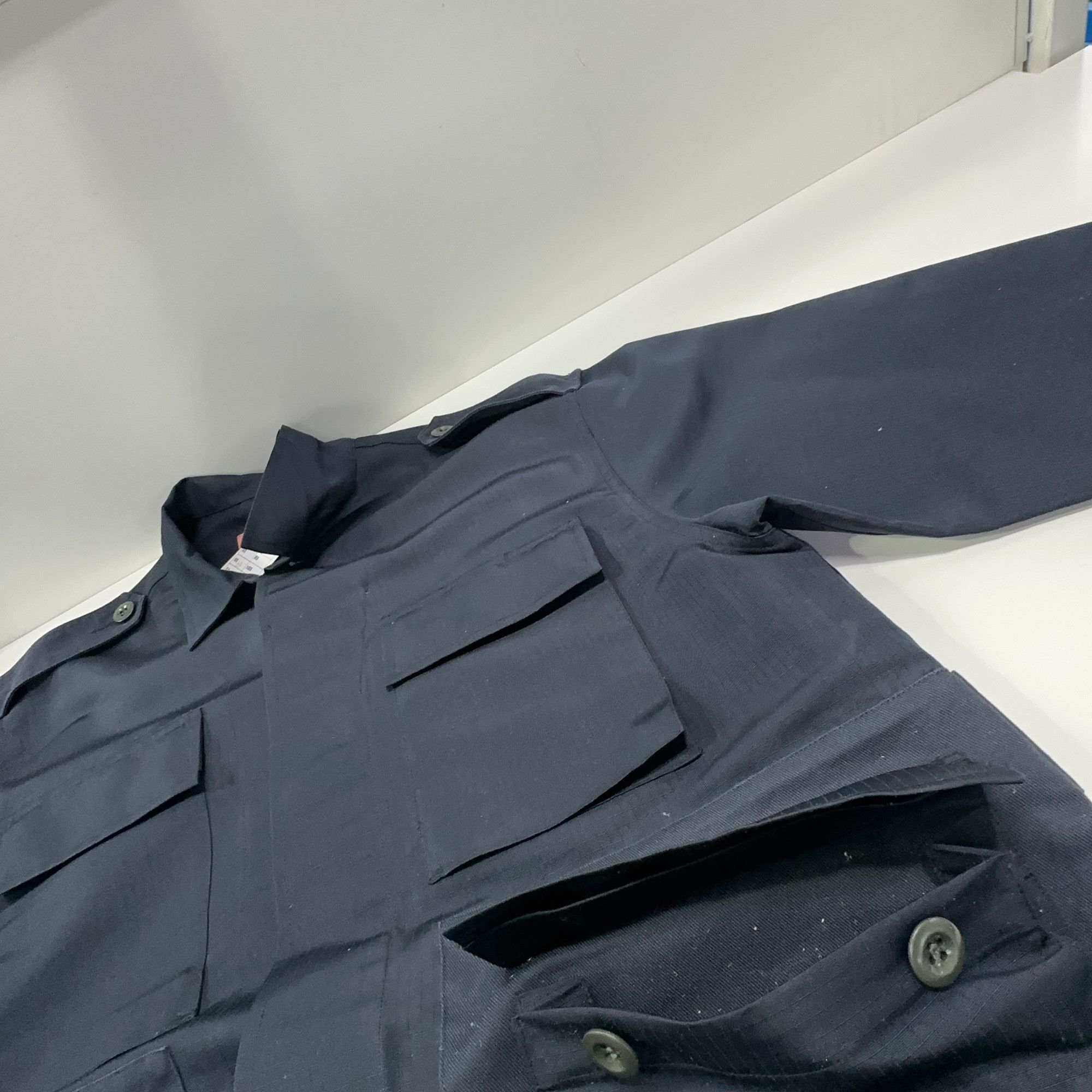 Acne Studios Acne Studios Navy Utility Work Jacket 44 Size US S / EU 44-46 / 1 - 7 Thumbnail