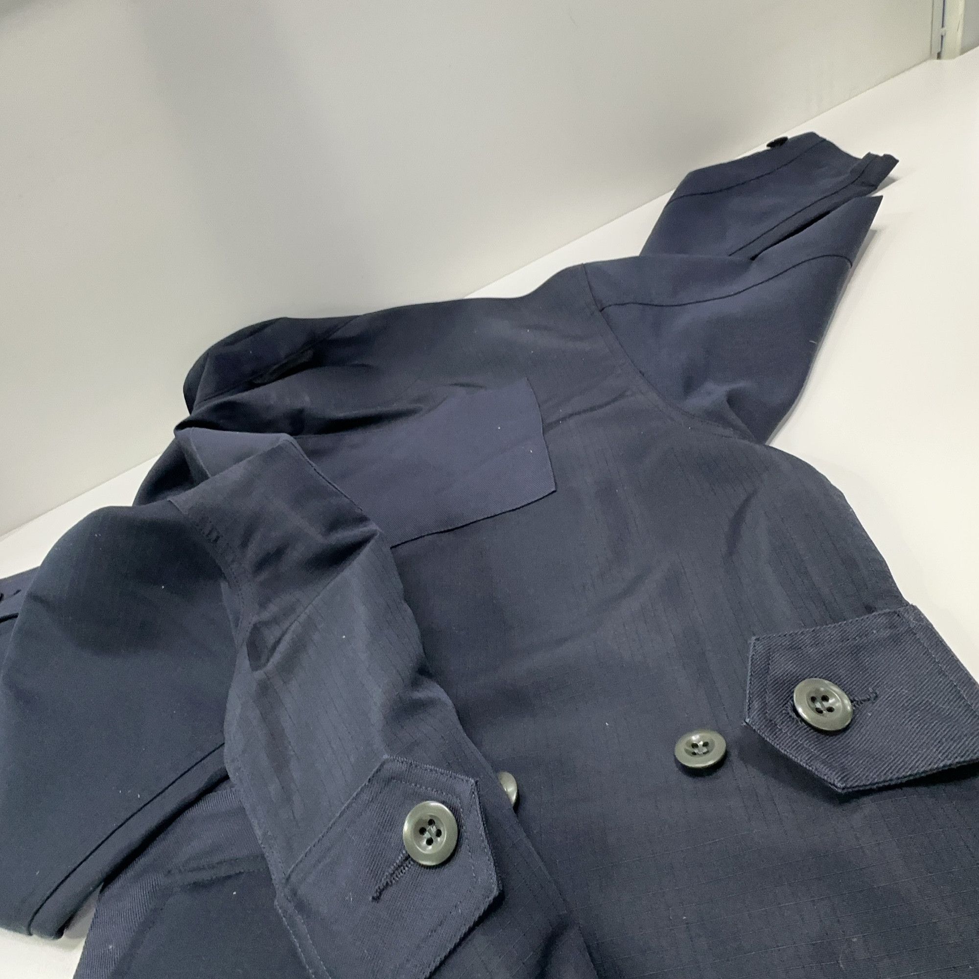 Acne Studios Acne Studios Navy Utility Work Jacket 44 Size US S / EU 44-46 / 1 - 11 Thumbnail