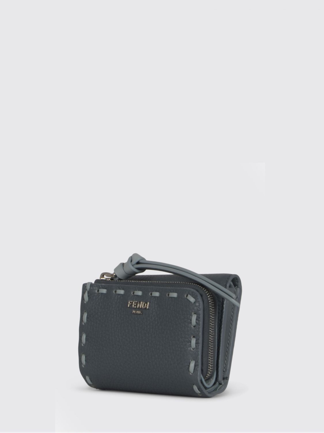 Fendi Fendi Wallet Woman Gnawed Blue Size ONE SIZE - 2 Thumbnail