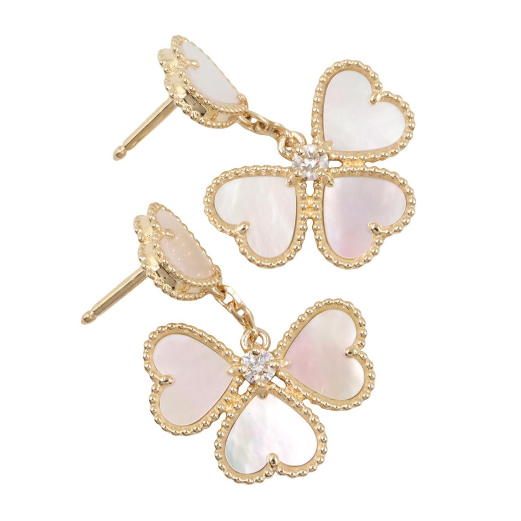 Van Cleef & Arpels Van Cleef & Arpels Van Cleef & Arpels Sweet Heart Au750 Mother of Pearl Earrings Precious Metal Earrings DUTY FREE for USA Size ONE SIZE - 3 Thumbnail