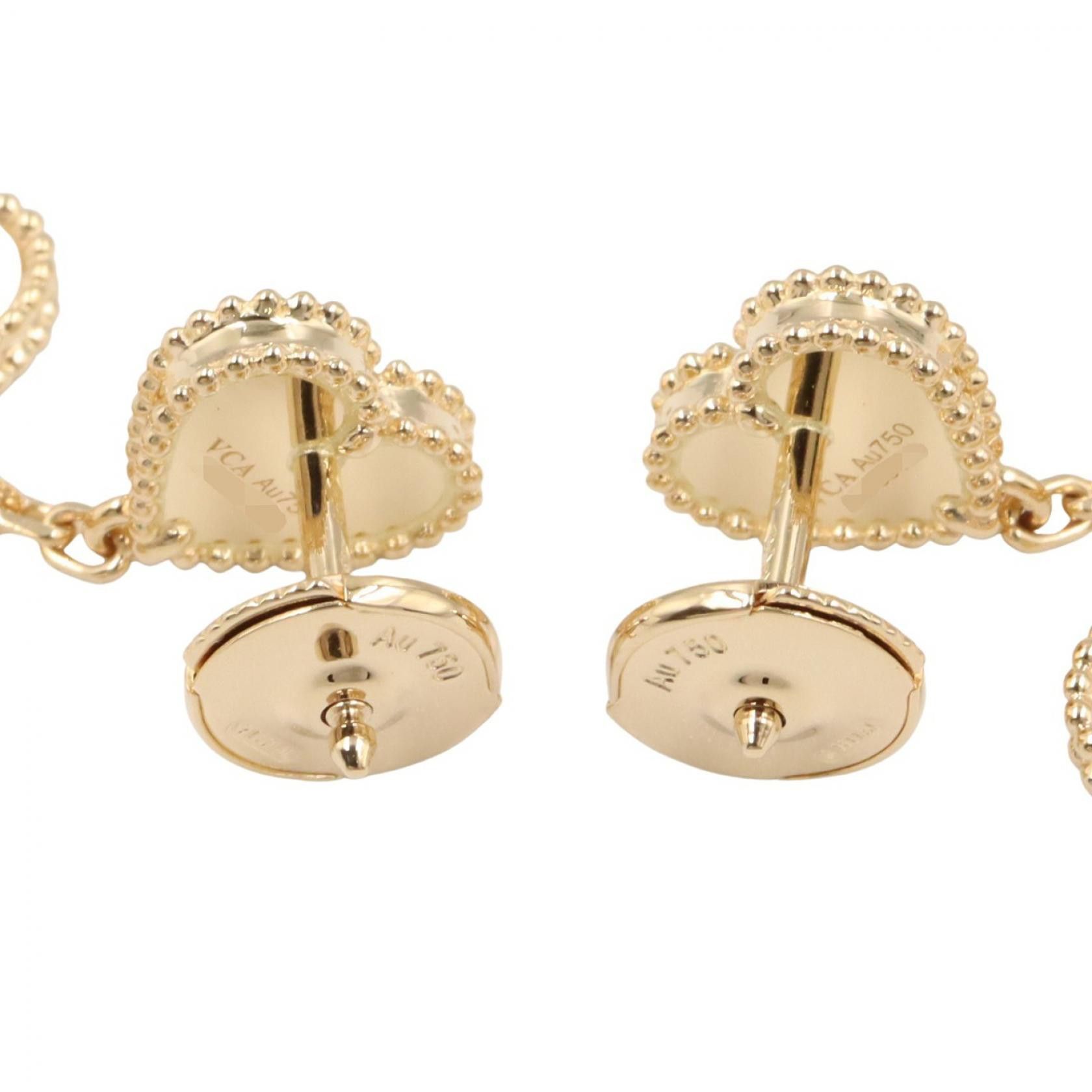 Van Cleef & Arpels Van Cleef & Arpels Van Cleef & Arpels Sweet Heart Au750 Mother of Pearl Earrings Precious Metal Earrings DUTY FREE for USA Size ONE SIZE - 2 Thumbnail