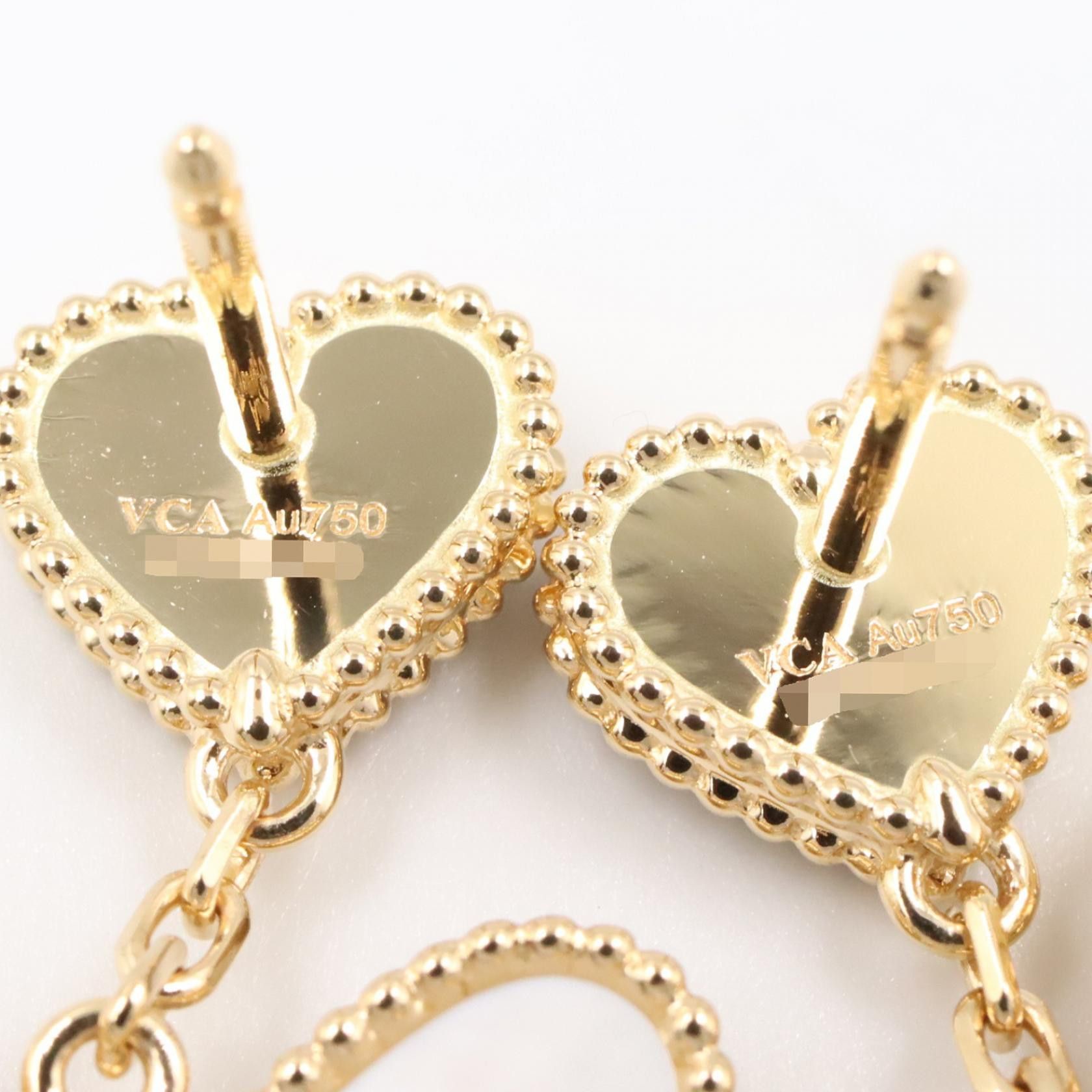 Van Cleef & Arpels Van Cleef & Arpels Van Cleef & Arpels Sweet Heart Au750 Mother of Pearl Earrings Precious Metal Earrings DUTY FREE for USA Size ONE SIZE - 5 Thumbnail