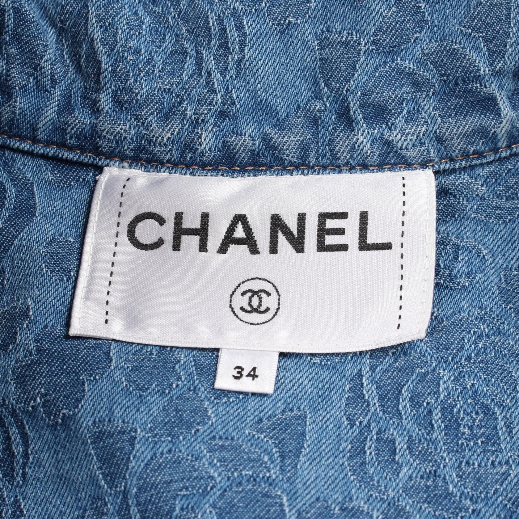 Chanel Chanel CHANEL Camelia Cotton Dress Textile Dresses P74515 DUTY FREE for USA Size ONE SIZE - 3 Thumbnail