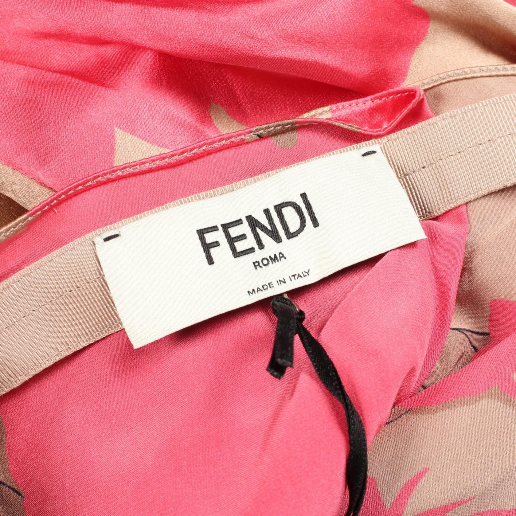 Fendi Fendi Fendi Silk Skirt Textile Skirts DUTY FREE for USA Size ONE SIZE - 3 Thumbnail