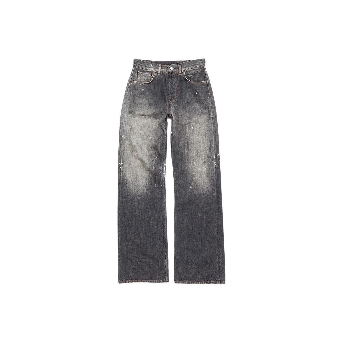 Acne Studios Acne Studios Painted Wide-Leg Jeans 25 Size 25" / US 0 / IT 36 - 2 Thumbnail