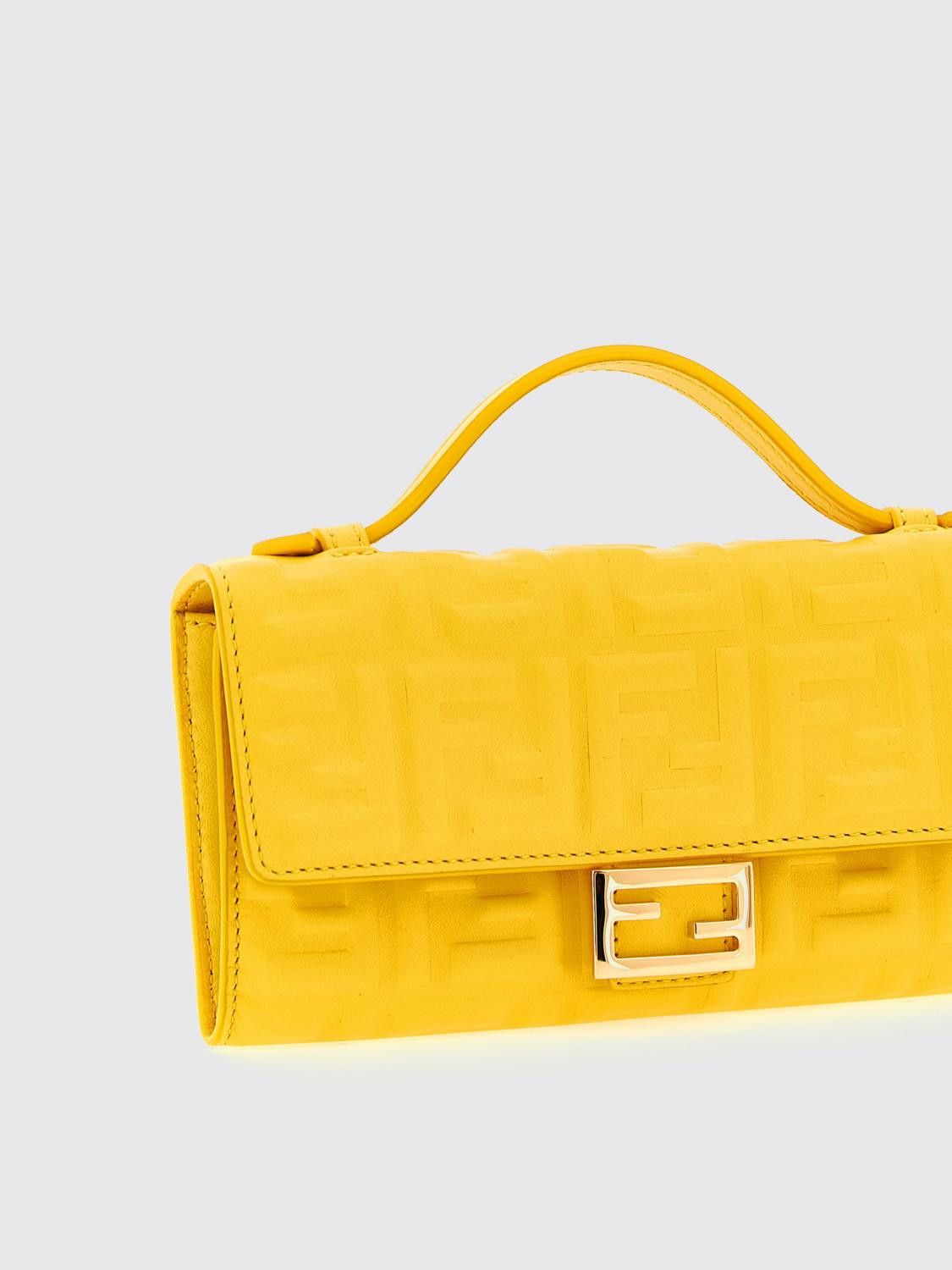 Fendi Fendi Mini Bag Woman Yellow Size ONE SIZE - 3 Thumbnail