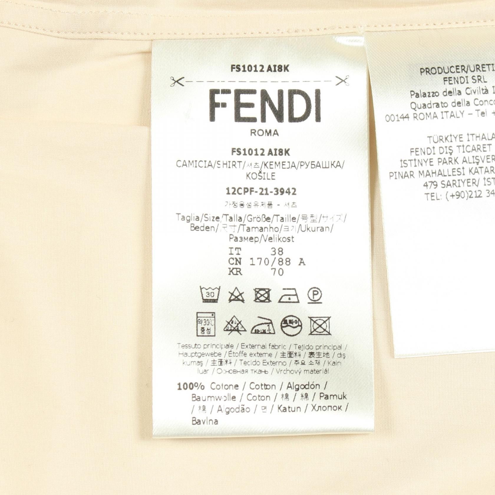 Fendi Fendi Fendi Cotton Top Textile Tops DUTY FREE for USA Size ONE SIZE - 4 Thumbnail