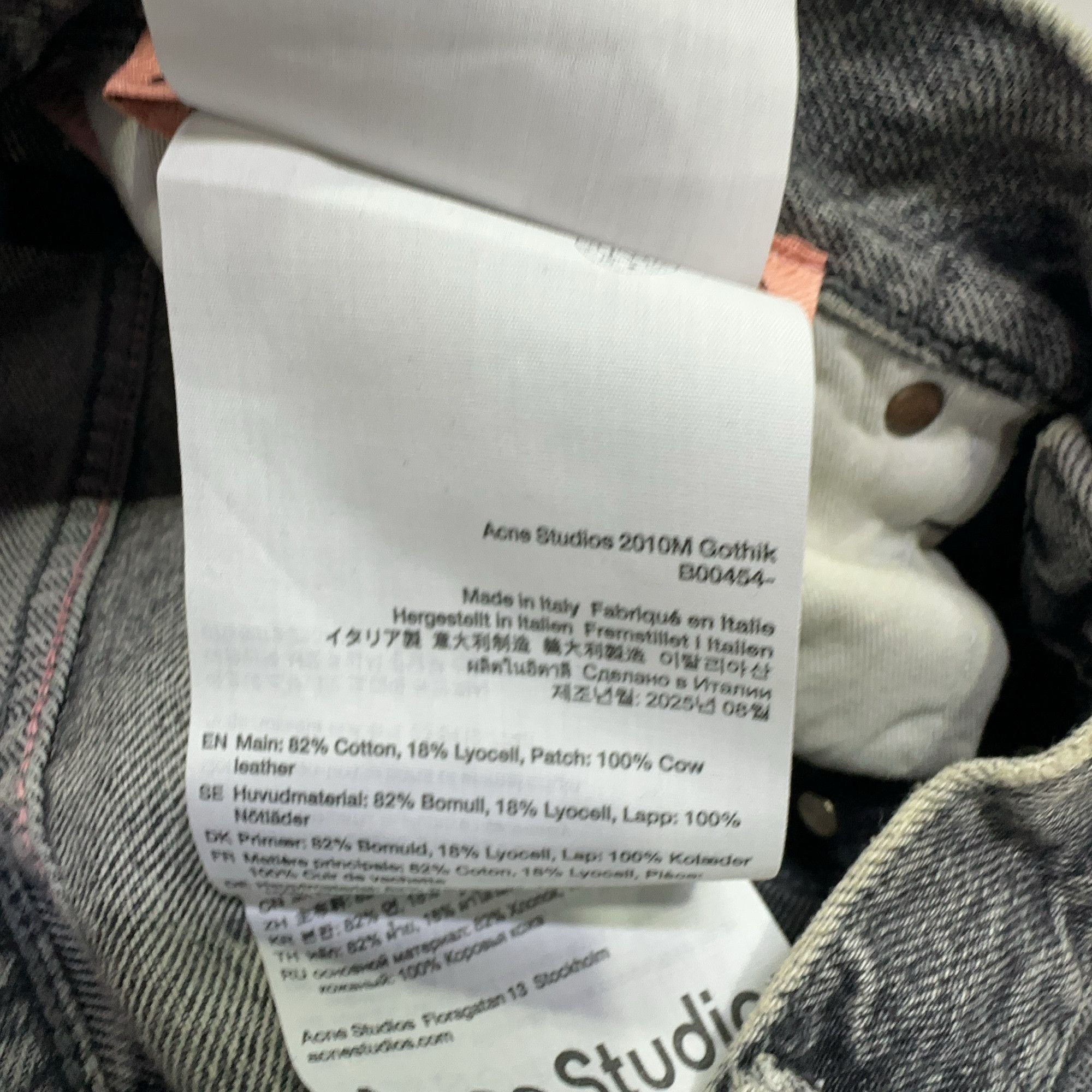 Acne Studios Acne Studios 2010M Gothik Straight Jeans L Size US 34 / EU 50 - 4 Thumbnail
