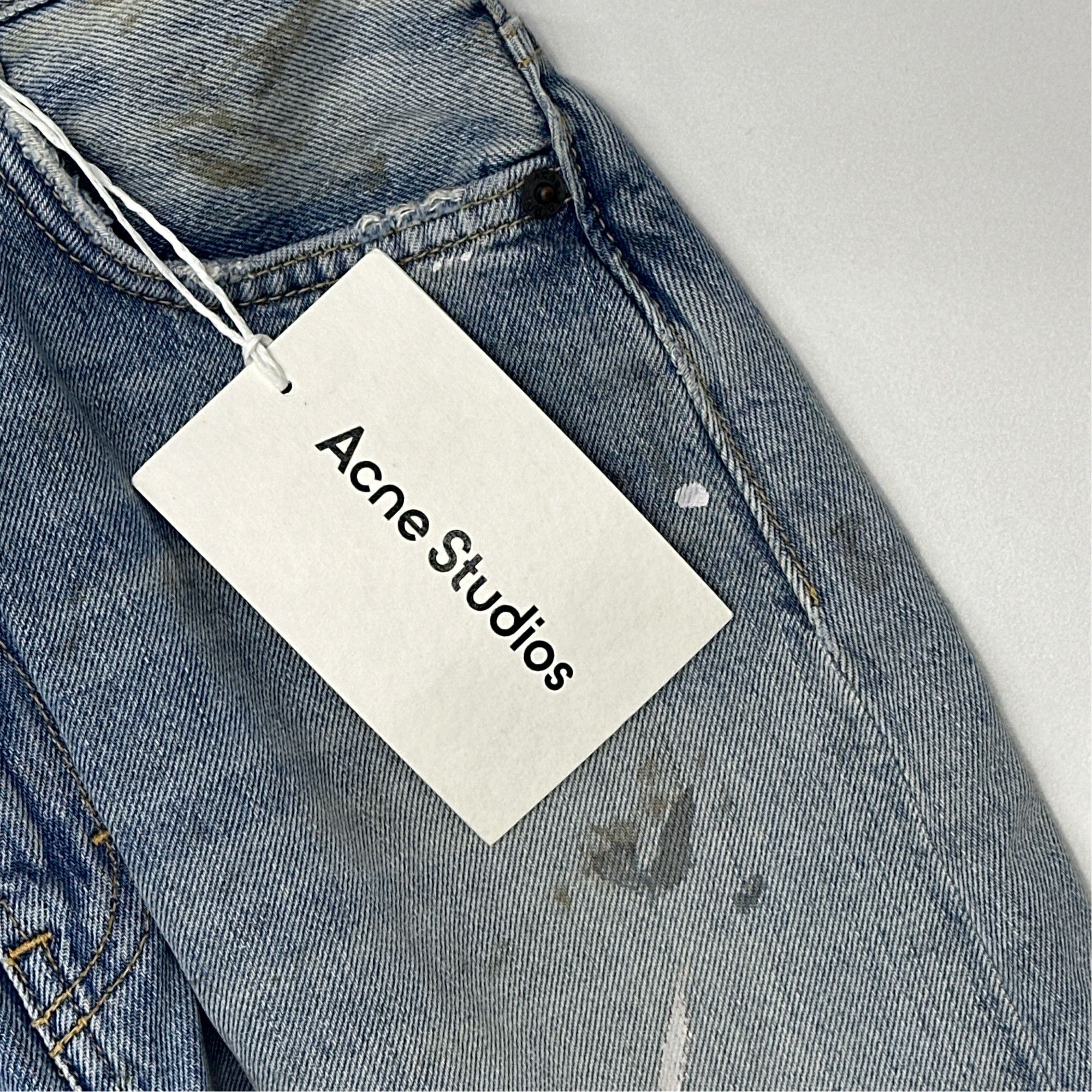 Acne Studios Acne Studios Paint Splatter Denim Maxi Skirt 34 Size 25" / US 0 / IT 36 - 4 Thumbnail