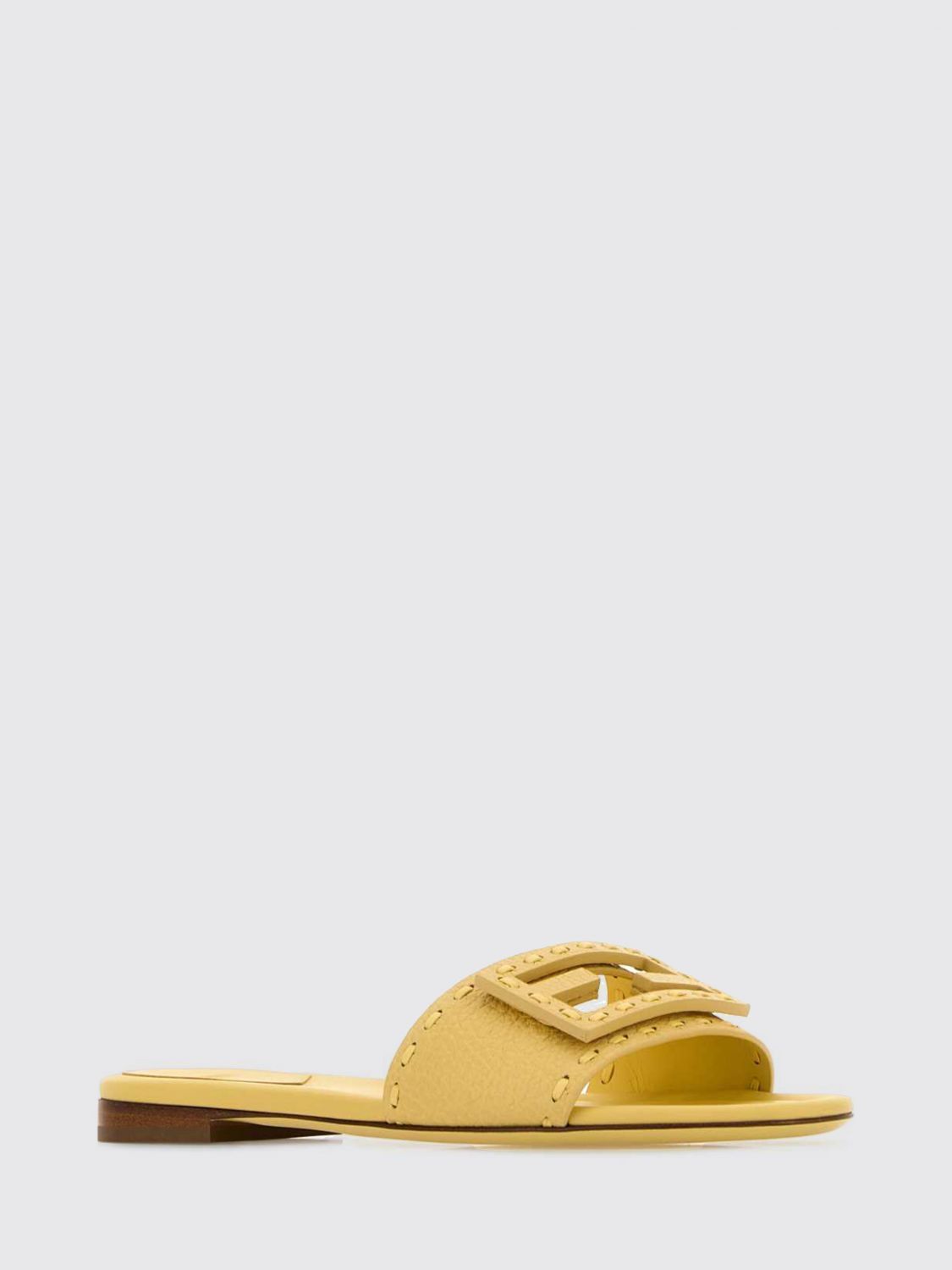 Fendi Fendi Heeled Sandal Woman Yellow Size US 7.5 / IT 37.5 - 2 Thumbnail