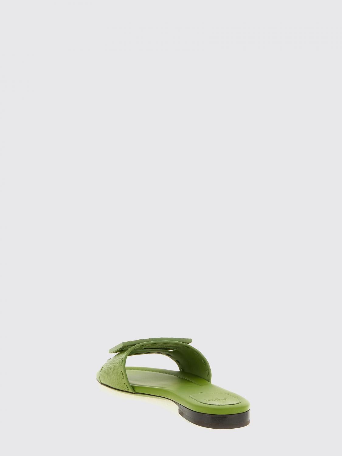 Fendi Fendi Heeled Sandal Woman Green Size US 7 / IT 37 - 3 Thumbnail