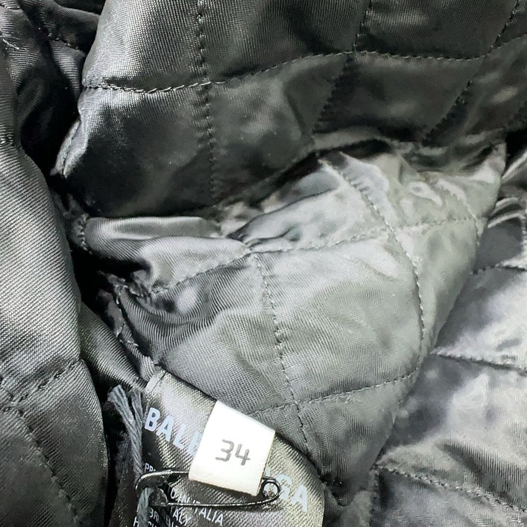 Balenciaga Balenciaga Logo Print Faux Fur Jacket Size 34 Size XS / US 0-2 / IT 36-38 - 5 Thumbnail