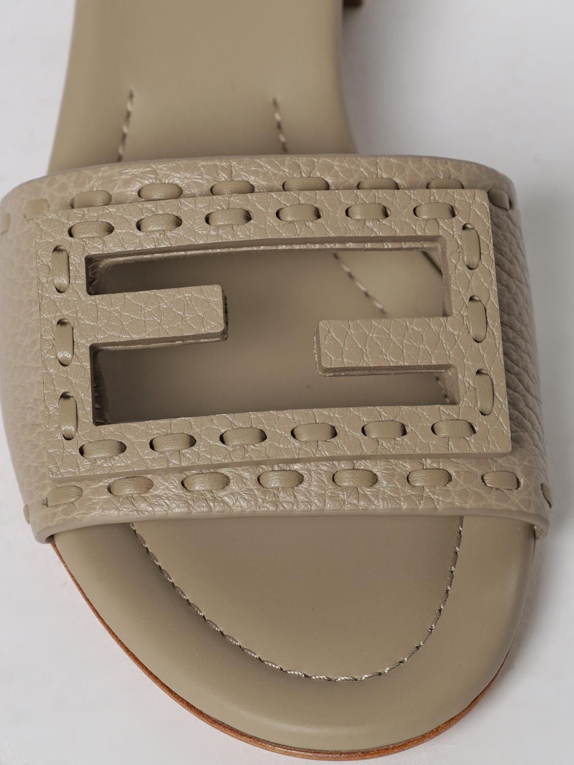Fendi Fendi Heeled Sandal Woman Grey Size US 7.5 / IT 37.5 - 4 Thumbnail