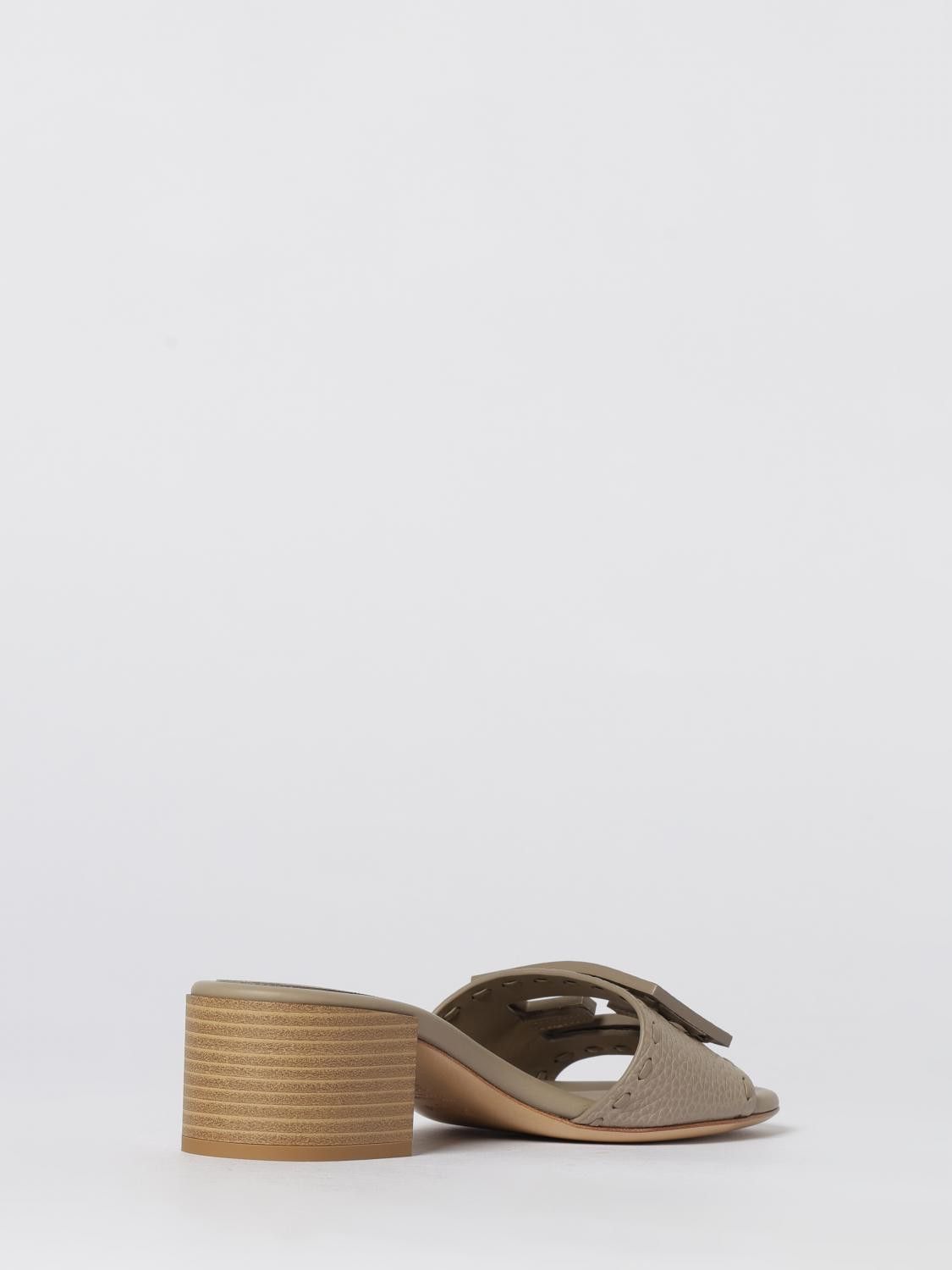 Fendi Fendi Heeled Sandal Woman Grey Size US 7.5 / IT 37.5 - 3 Thumbnail