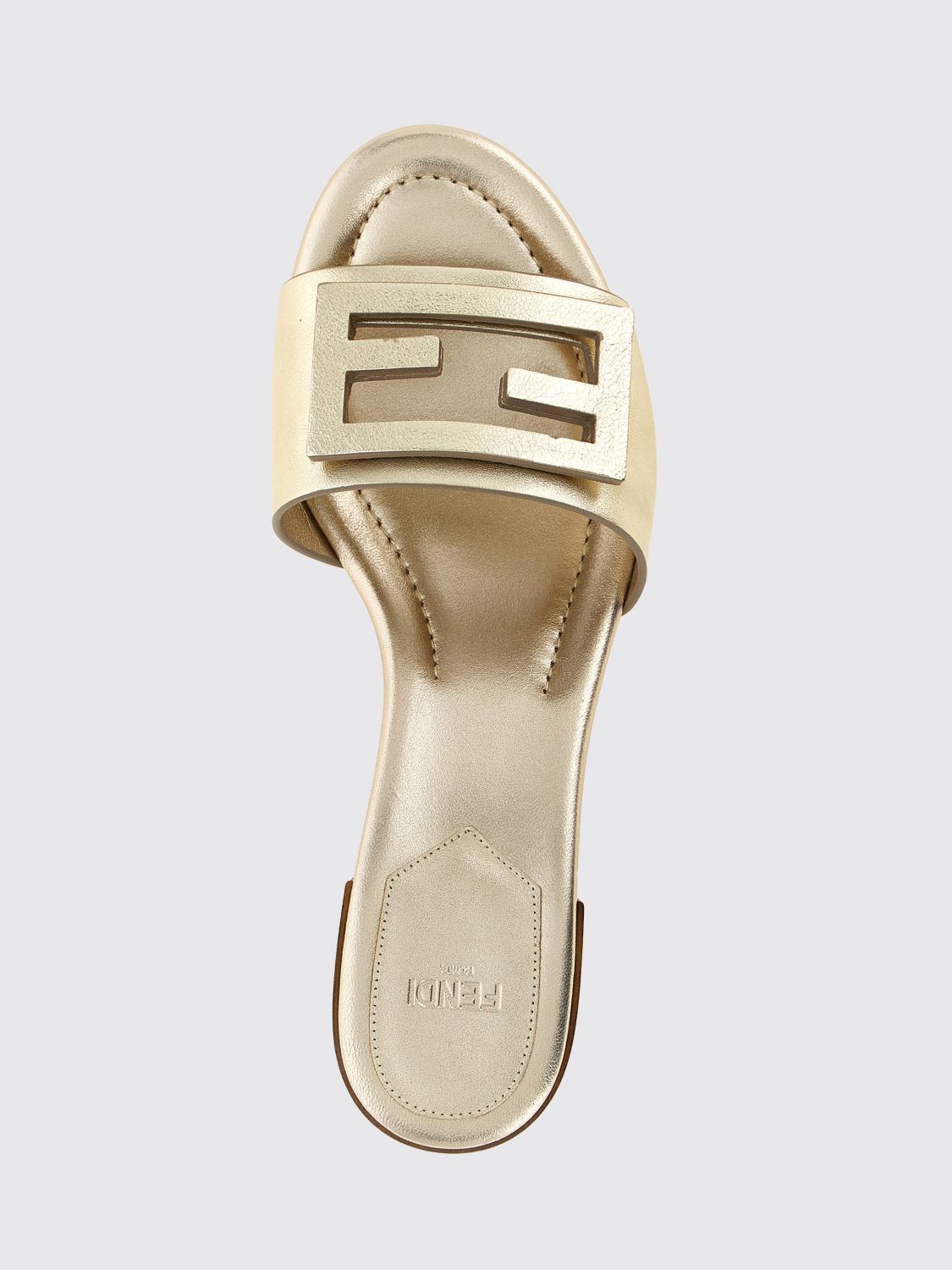 Fendi Fendi Heeled Sandal Woman Grey Size US 10 / IT 40 - 4 Thumbnail