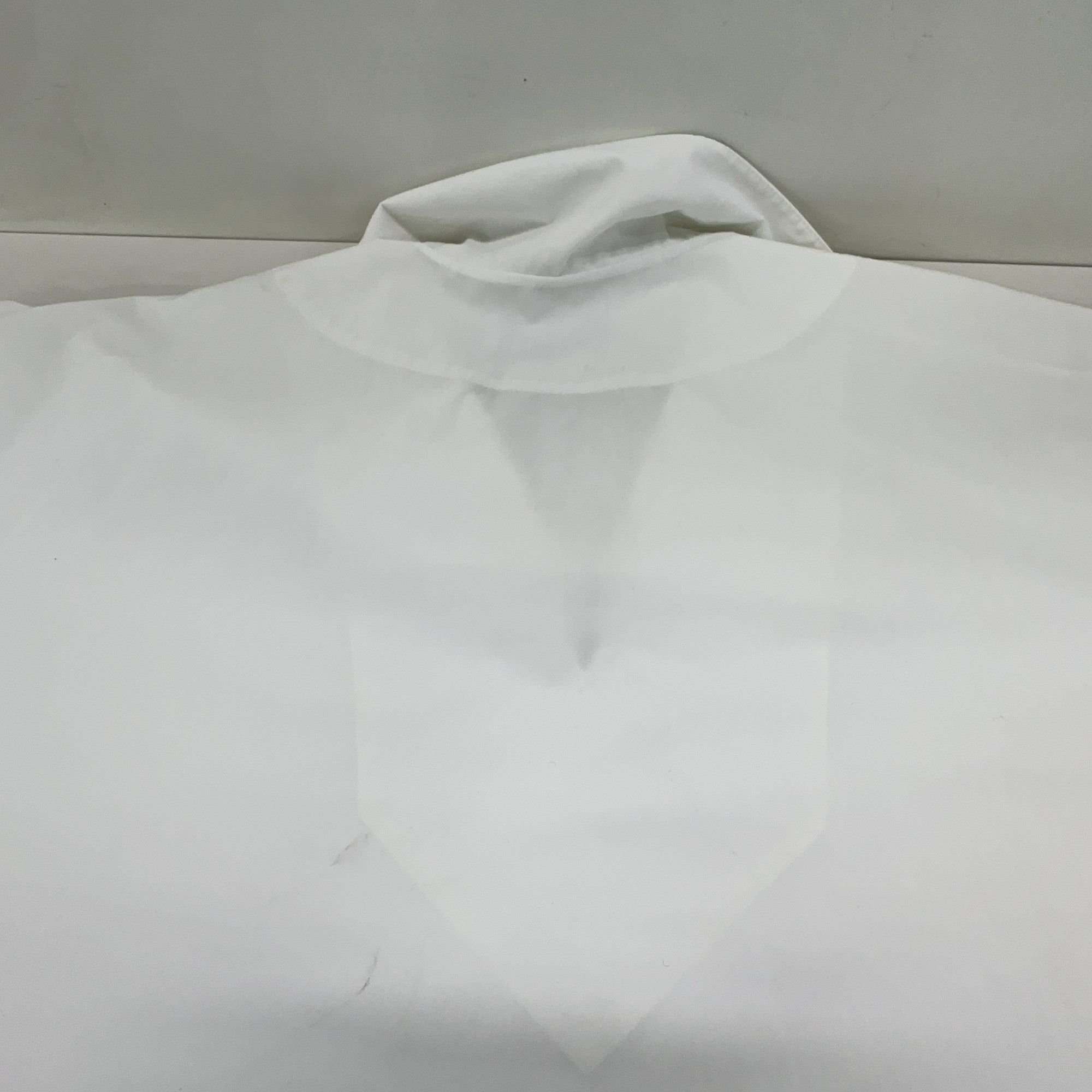 Balenciaga Balenciaga White Cotton V-Neck Blouse Size 34 Size XS / US 0-2 / IT 36-38 - 11 Thumbnail