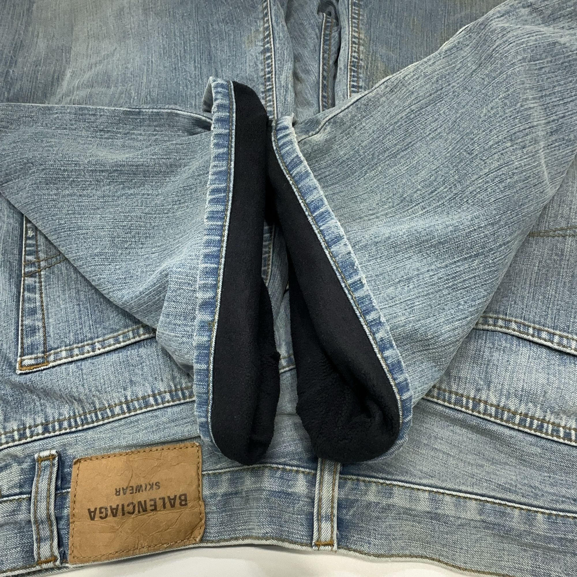 Balenciaga Balenciaga Skiwear Blue Denim Jeans 29 Size US 29 - 10 Thumbnail