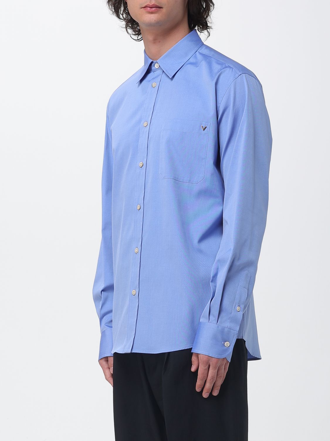 Valentino Valentino Shirt Men Grey Size US L / EU 52-54 / 3 - 4 Thumbnail