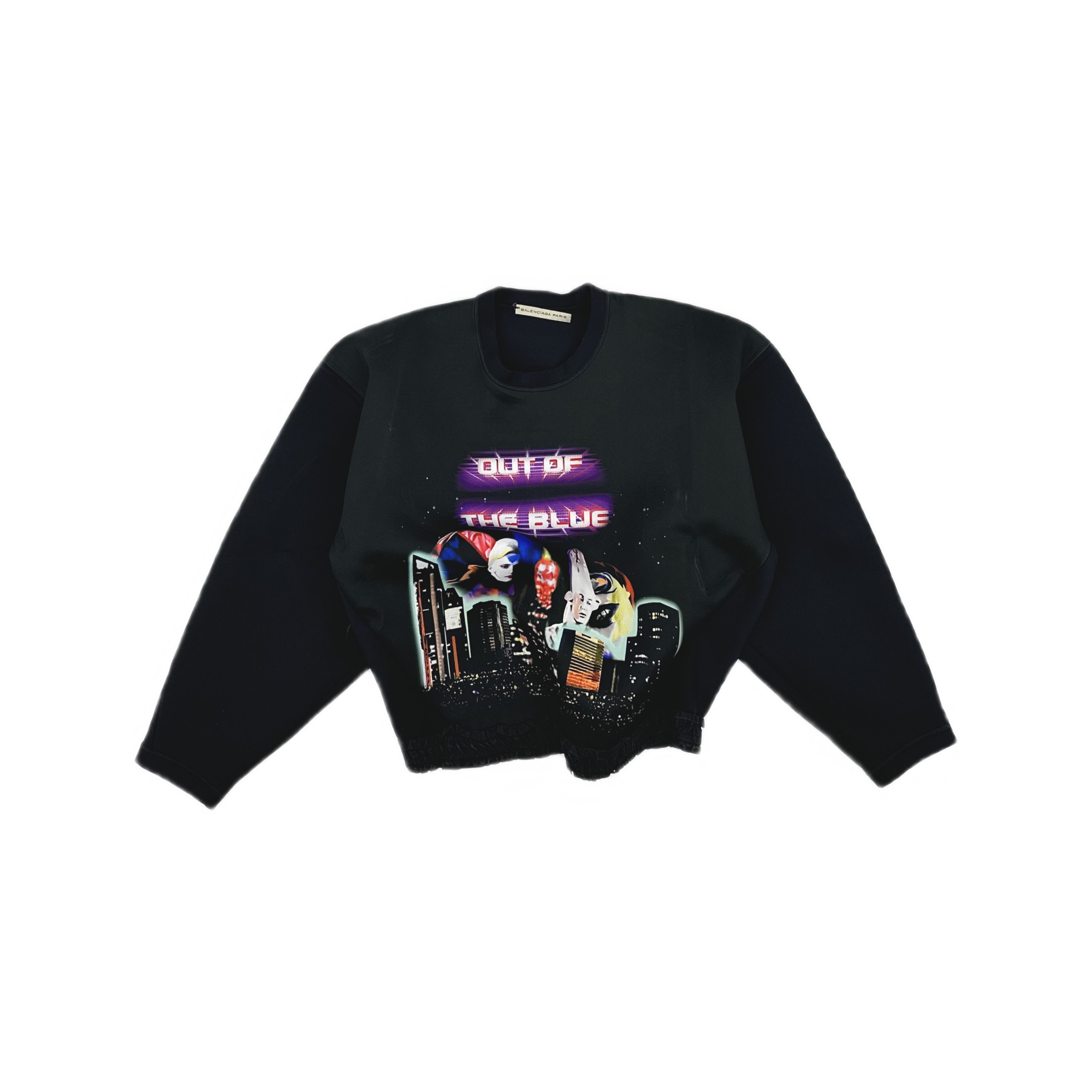 Balenciaga Balenciaga Out of the Blue Ruffle Sweatshirt FR 36 Size XS / US 0-2 / IT 36-38 - 2 Thumbnail