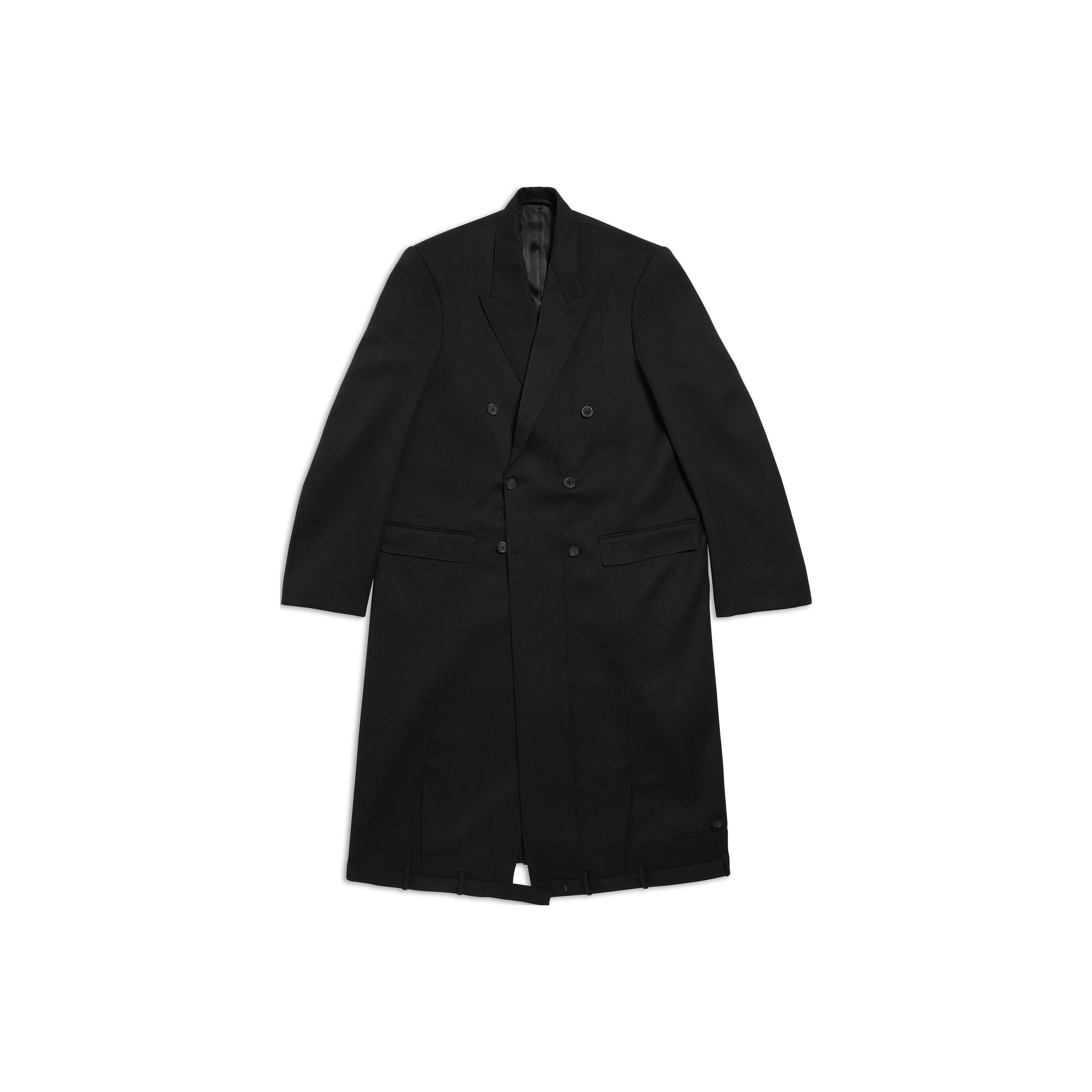 Balenciaga Balenciaga Wool Double-Breasted Overcoat XS Size US XS / EU 42 / 0 - 2 Thumbnail