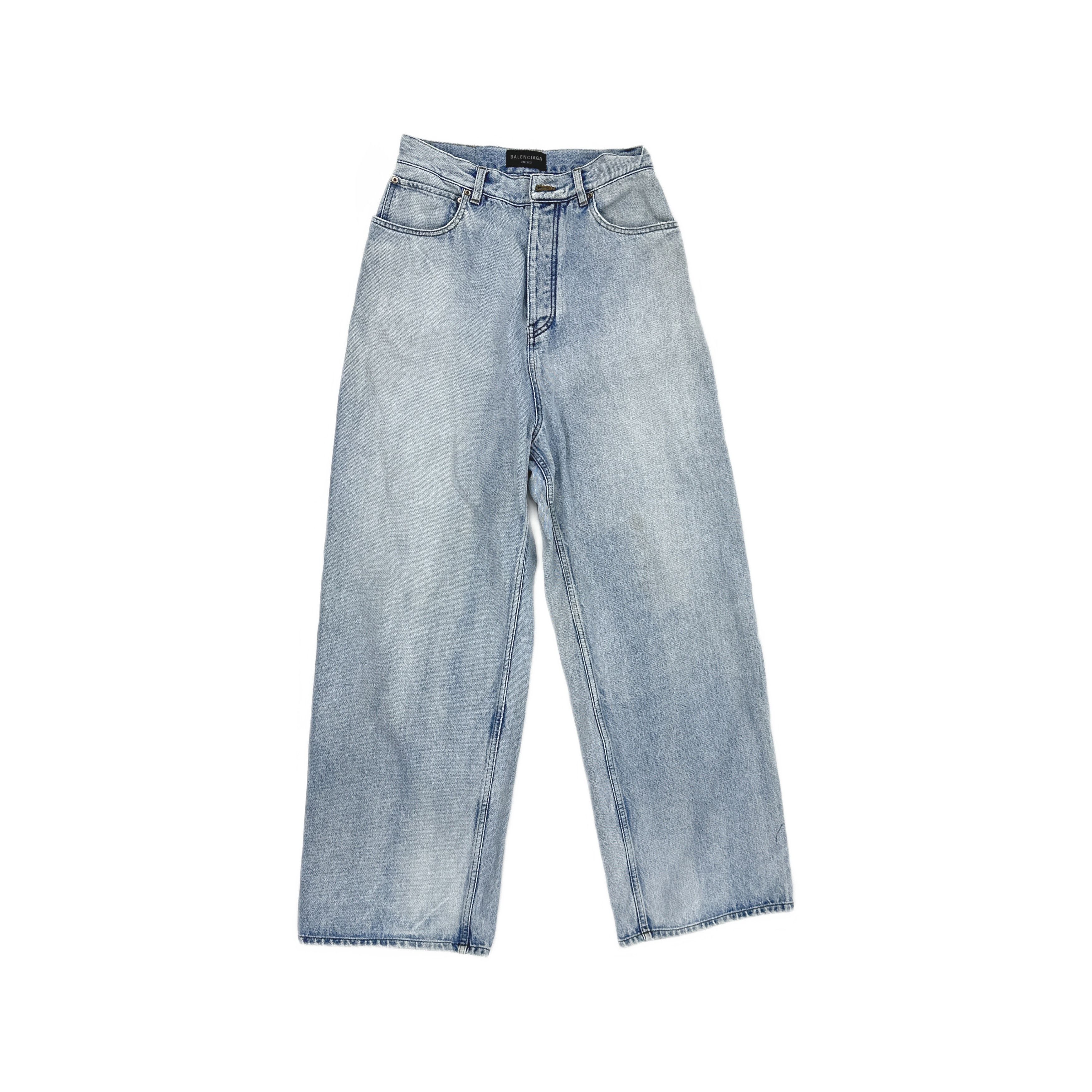 Balenciaga Balenciaga Washed Straight Leg Jeans XS Size US 28 / EU 44 - 2 Thumbnail