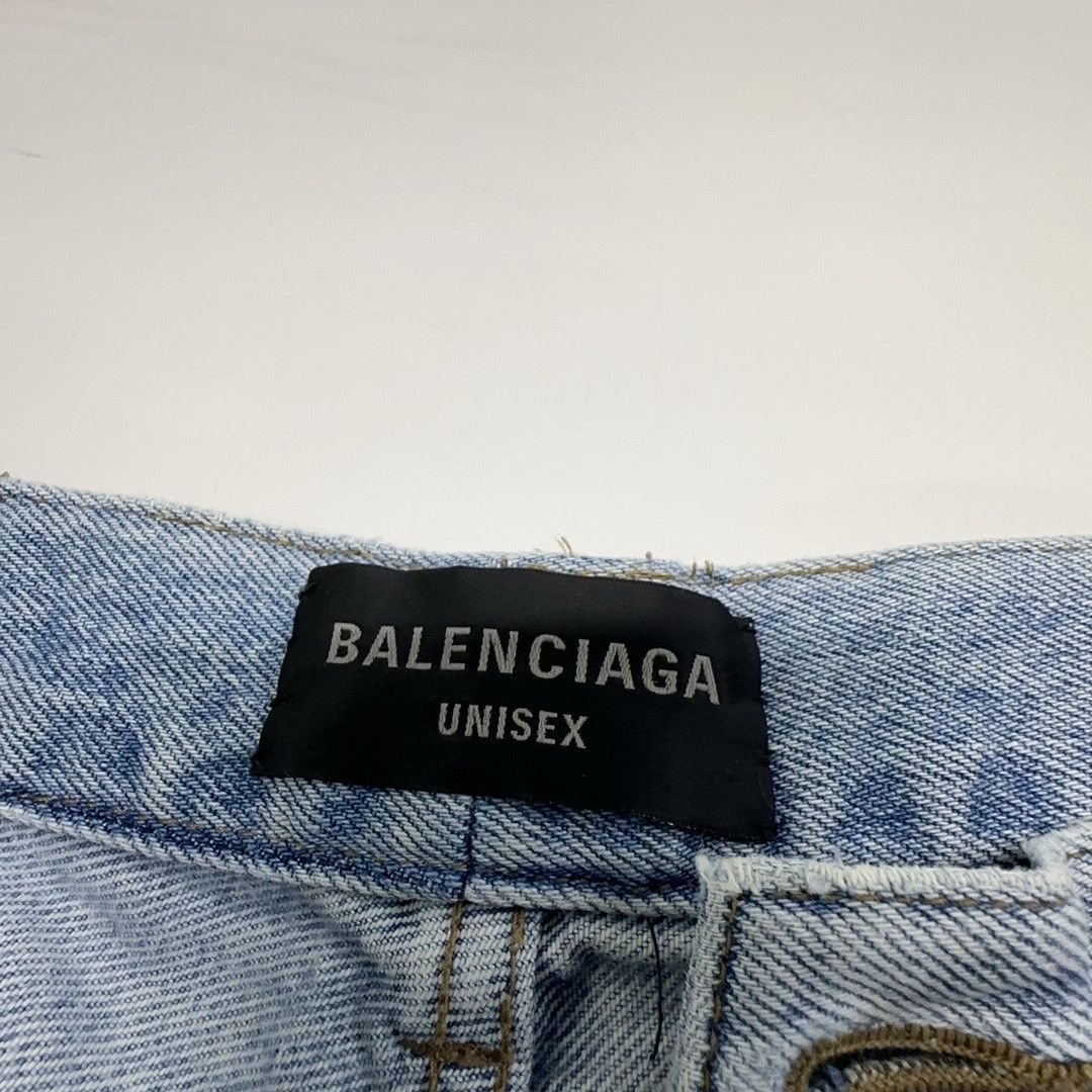 Balenciaga Balenciaga Washed Straight Leg Jeans XS Size US 28 / EU 44 - 4 Thumbnail