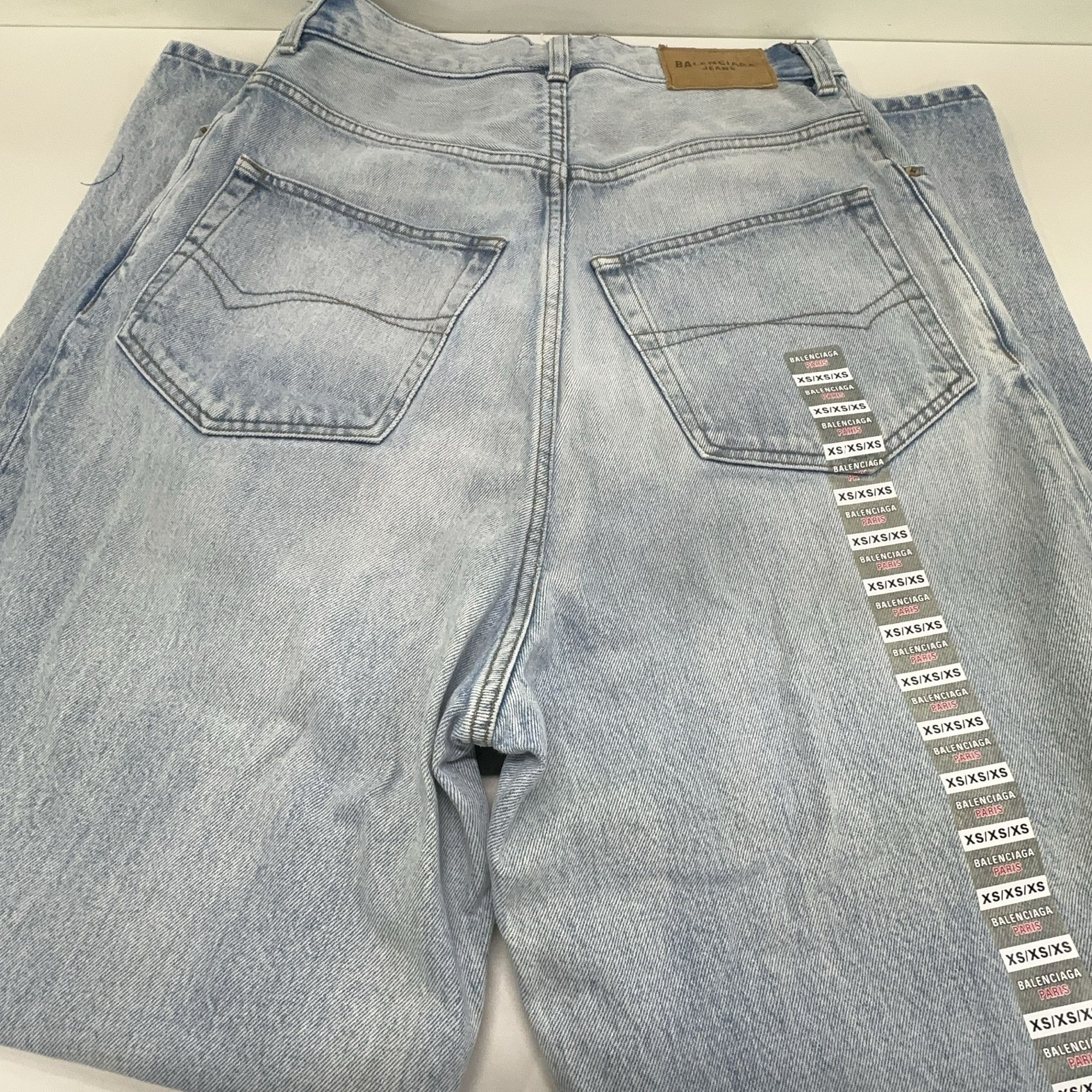 Balenciaga Balenciaga Washed Straight Leg Jeans XS Size US 28 / EU 44 - 10 Thumbnail