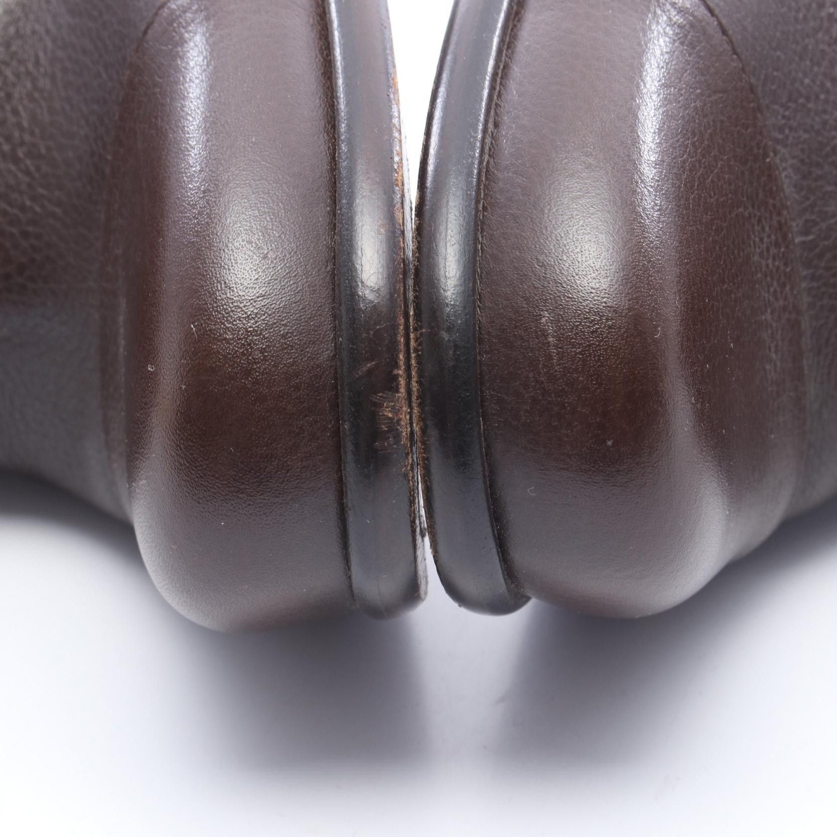 Louis Vuitton Louis Vuitton Louis Vuitton Monogram Leather Boots Leather Shoes DUTY FREE for USA Size ONE SIZE - 7 Thumbnail