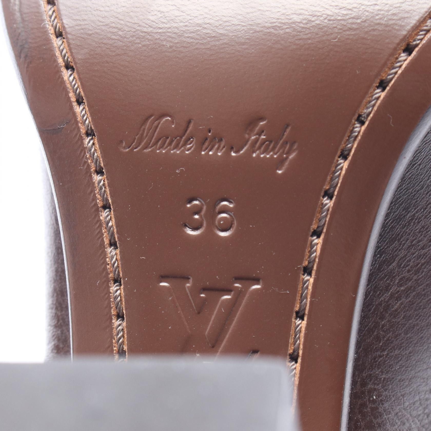 Louis Vuitton Louis Vuitton Louis Vuitton Monogram Leather Boots Leather Shoes DUTY FREE for USA Size ONE SIZE - 6 Thumbnail